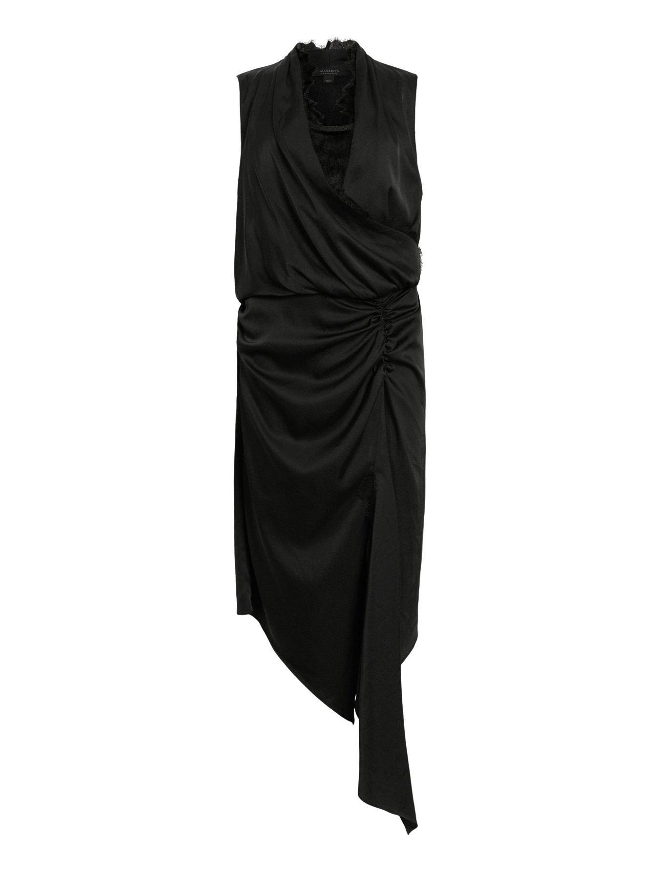 Ambi Draped Shirt Dress