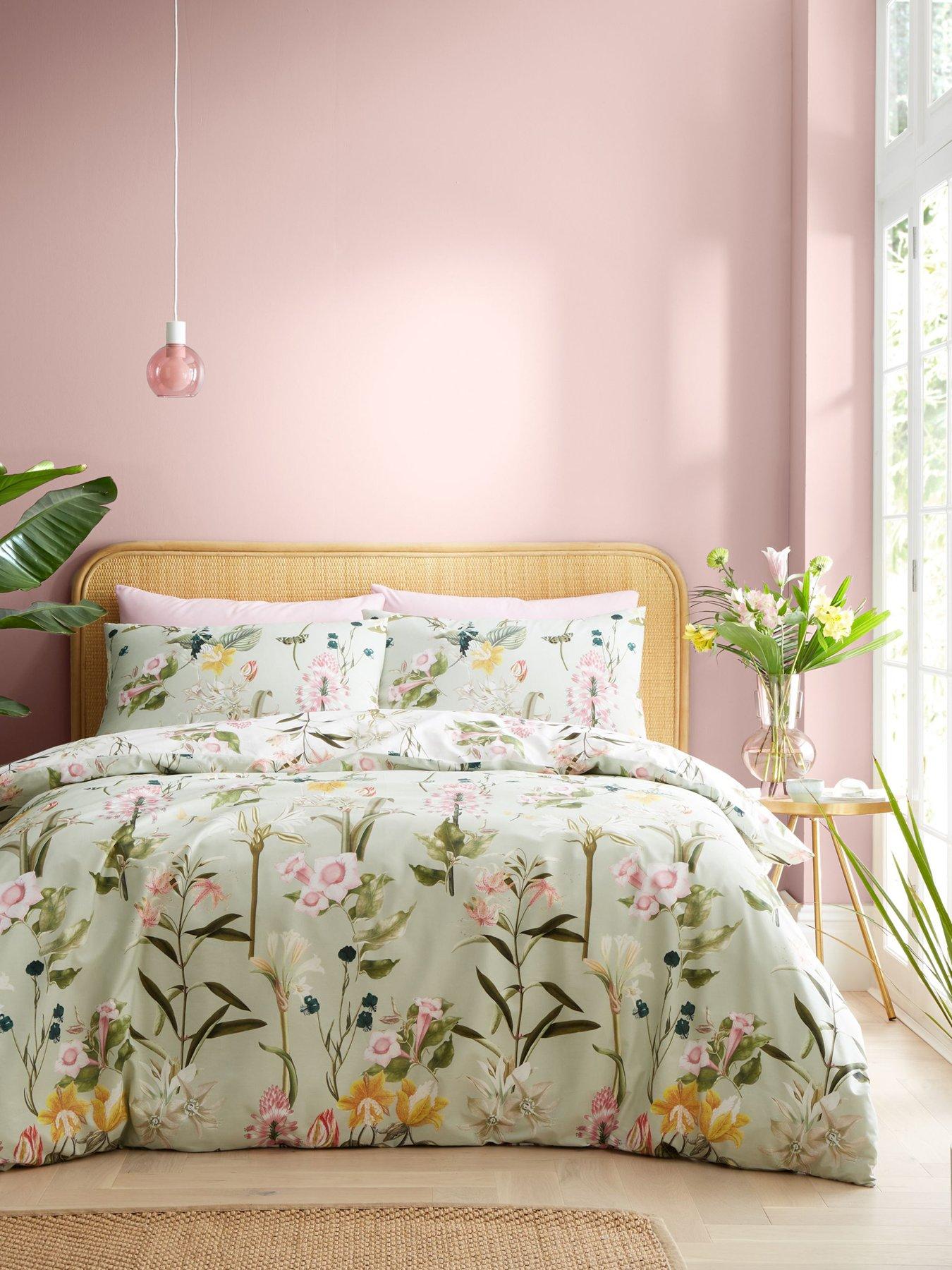 RHS Exotic 100% Cotton Floral Duvet Set