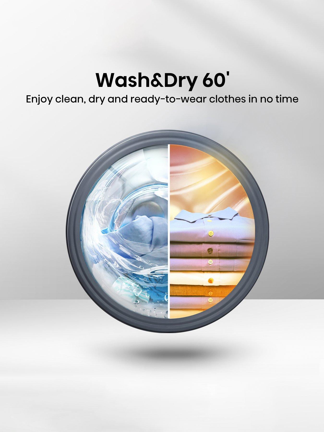 Image 5 of 8 of Hisense 3S Series WD3S1043BB3 WiFi-enabled 10kg Wash, 6kg Dry,&nbsp;1400 Spin Washer Dryer - Black