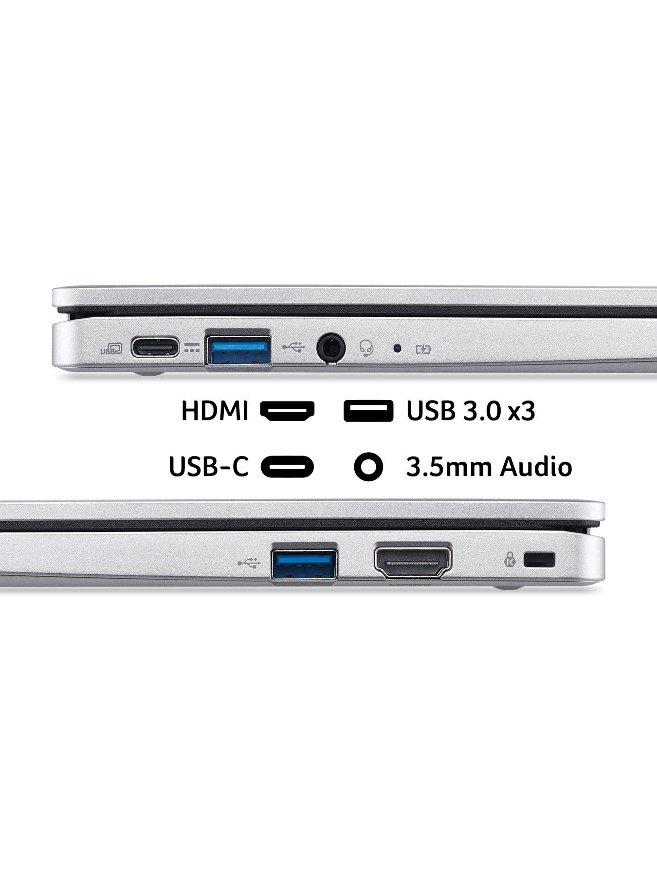 Image 7 of 8 of Acer Chromebook - 11in - HD IPS - Intel Processor N100 - 4GB RAM - 64GB eMMC - Silver