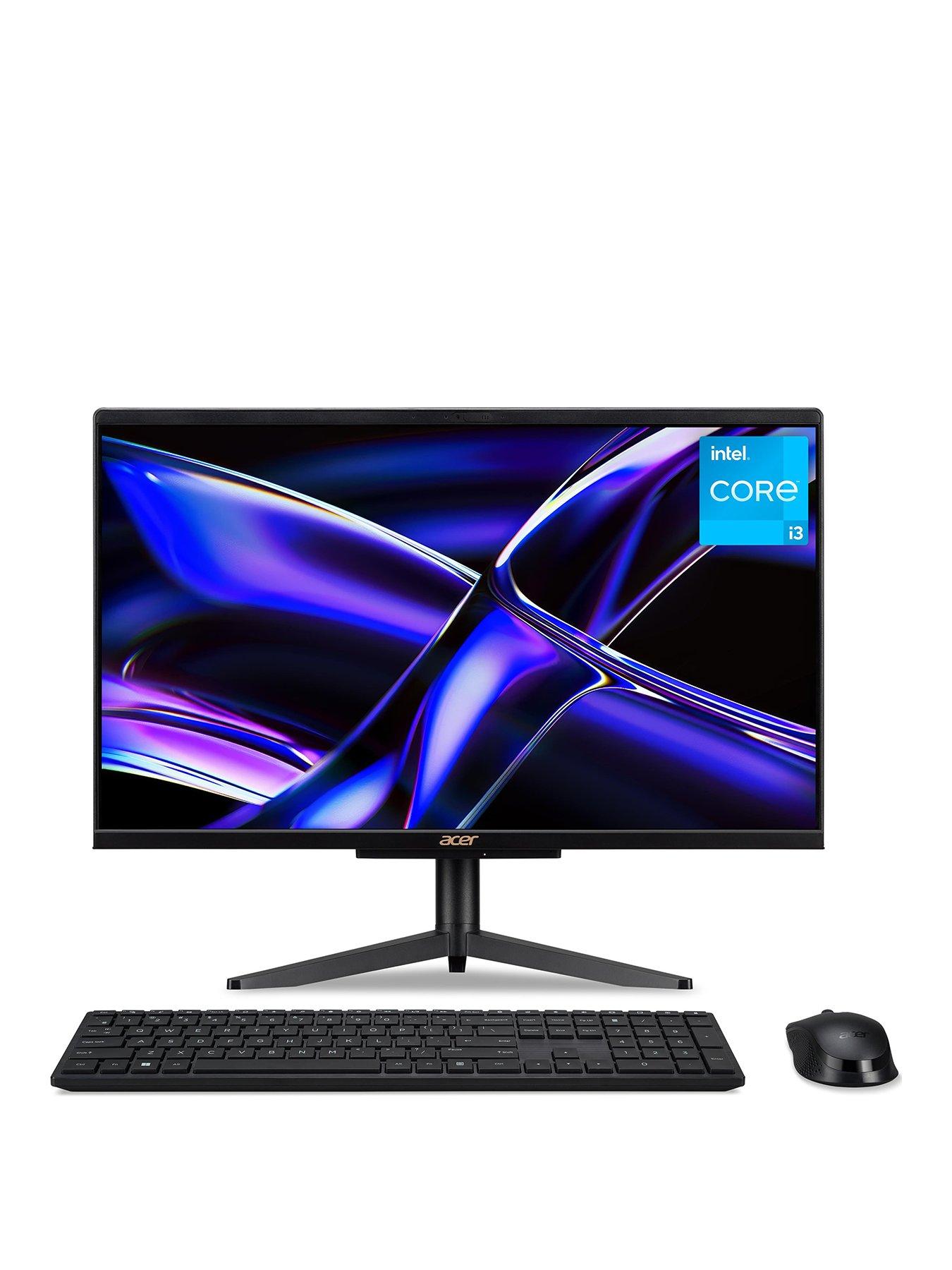 undefined Aspire - 21.5in - FHD All-In-One Desktop - Intel i3 N305 - 8GB RAM - 512GB SSD - Black
