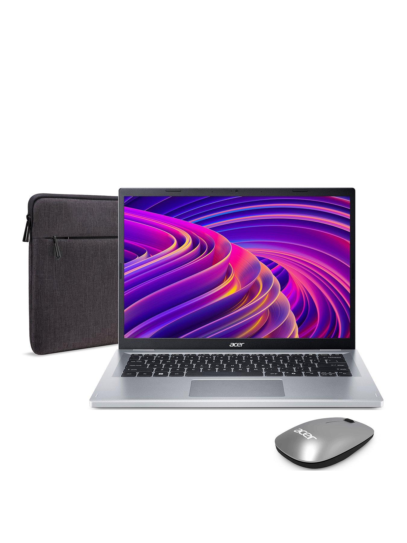 Acer Aspire Go 14 Laptop - 14in WUXGA, AMD Ryzen 3 7320U, 8GB RAM, 128GB SSD - Silver