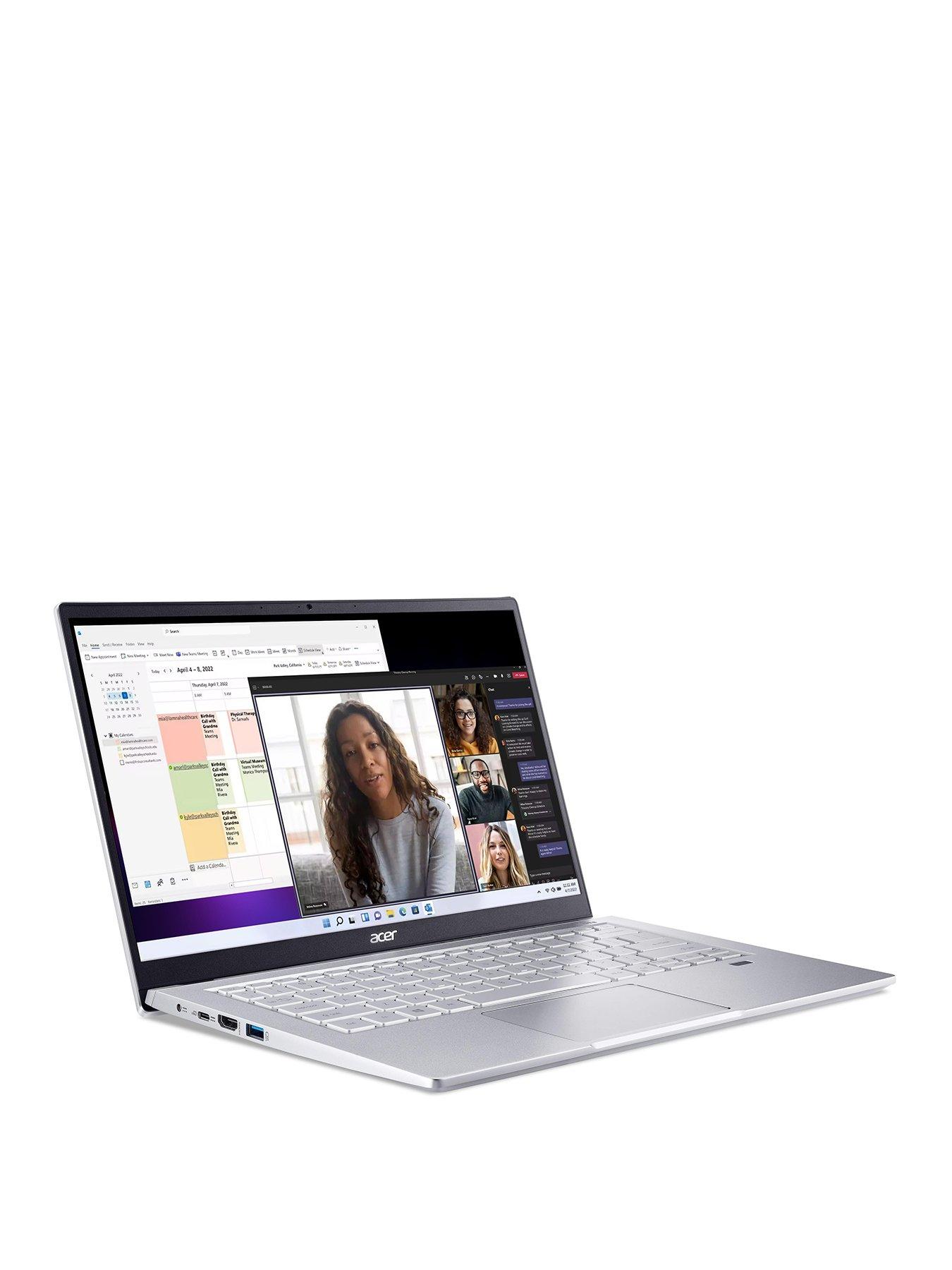 Image 2 of 8 of Acer Swift 3 Laptop&nbsp;- 14in FHD IPS, AMD Ryzen 5 5500U, 16GB RAM, 512GB SSD - Silver
