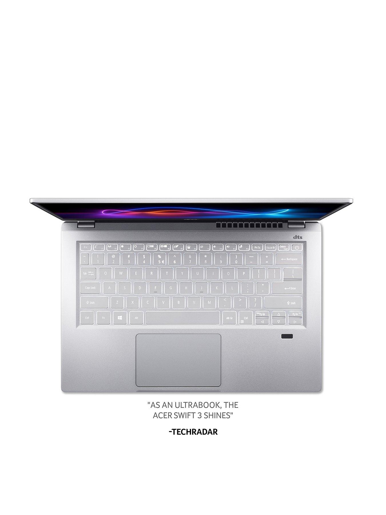Image 3 of 8 of Acer Swift 3 Laptop&nbsp;- 14in FHD IPS, AMD Ryzen 5 5500U, 16GB RAM, 512GB SSD - Silver