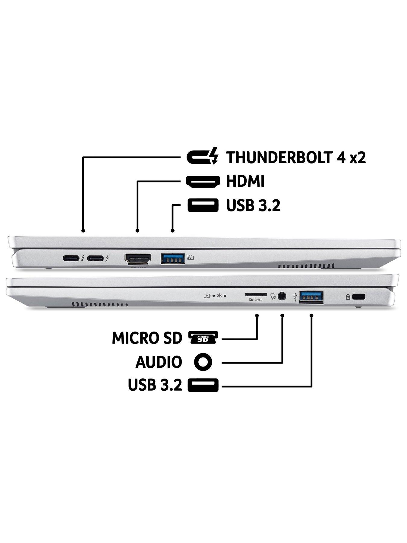 Image 7 of 8 of Acer Swift Go 14 Laptop - 14in 2.8K OLED,&nbsp;Intel Core Ultra 5, 16GB RAM, 1TB SSD - Silver