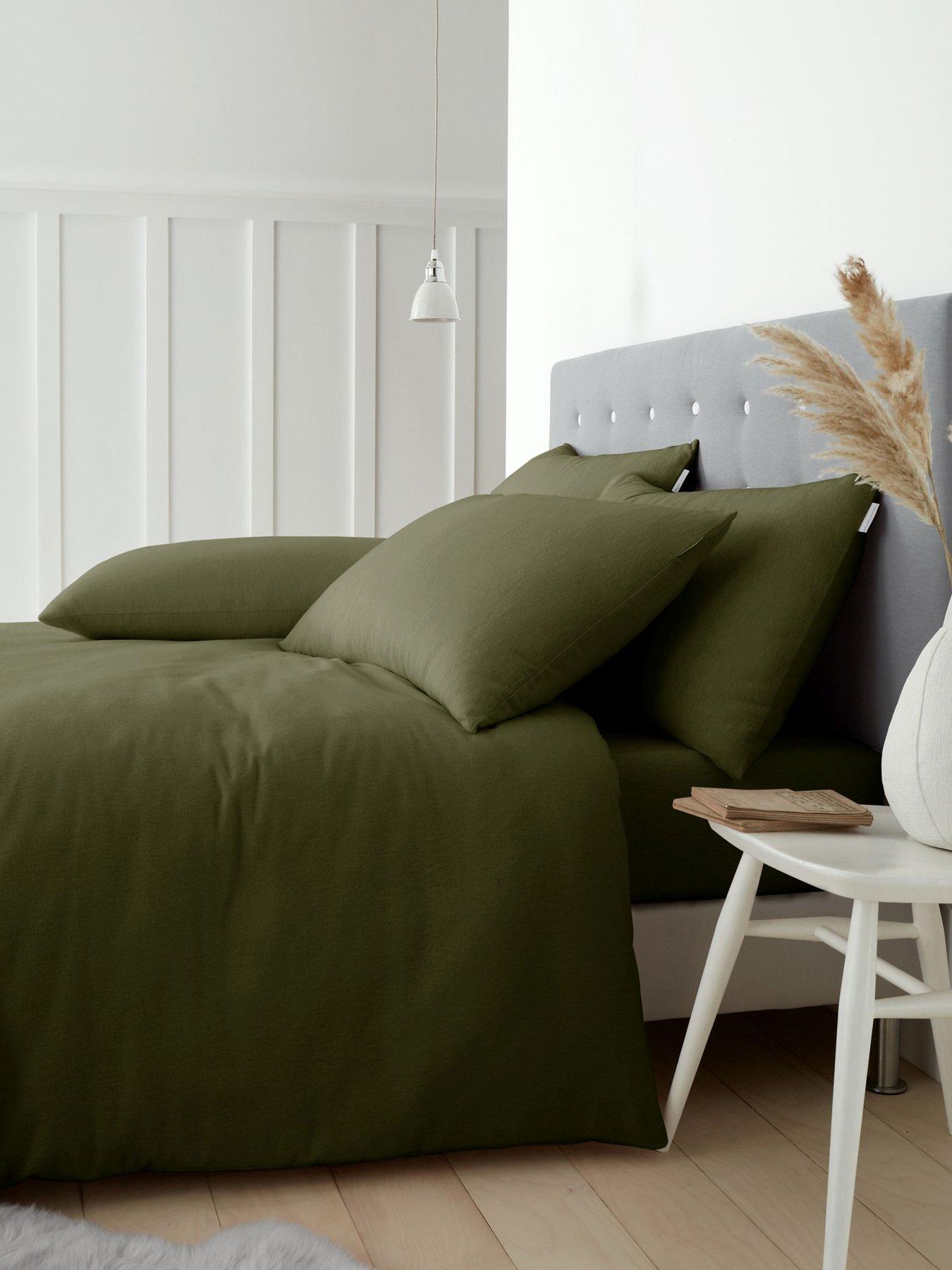 Catherine Lansfield Brushed 100% Cotton Duvet Set