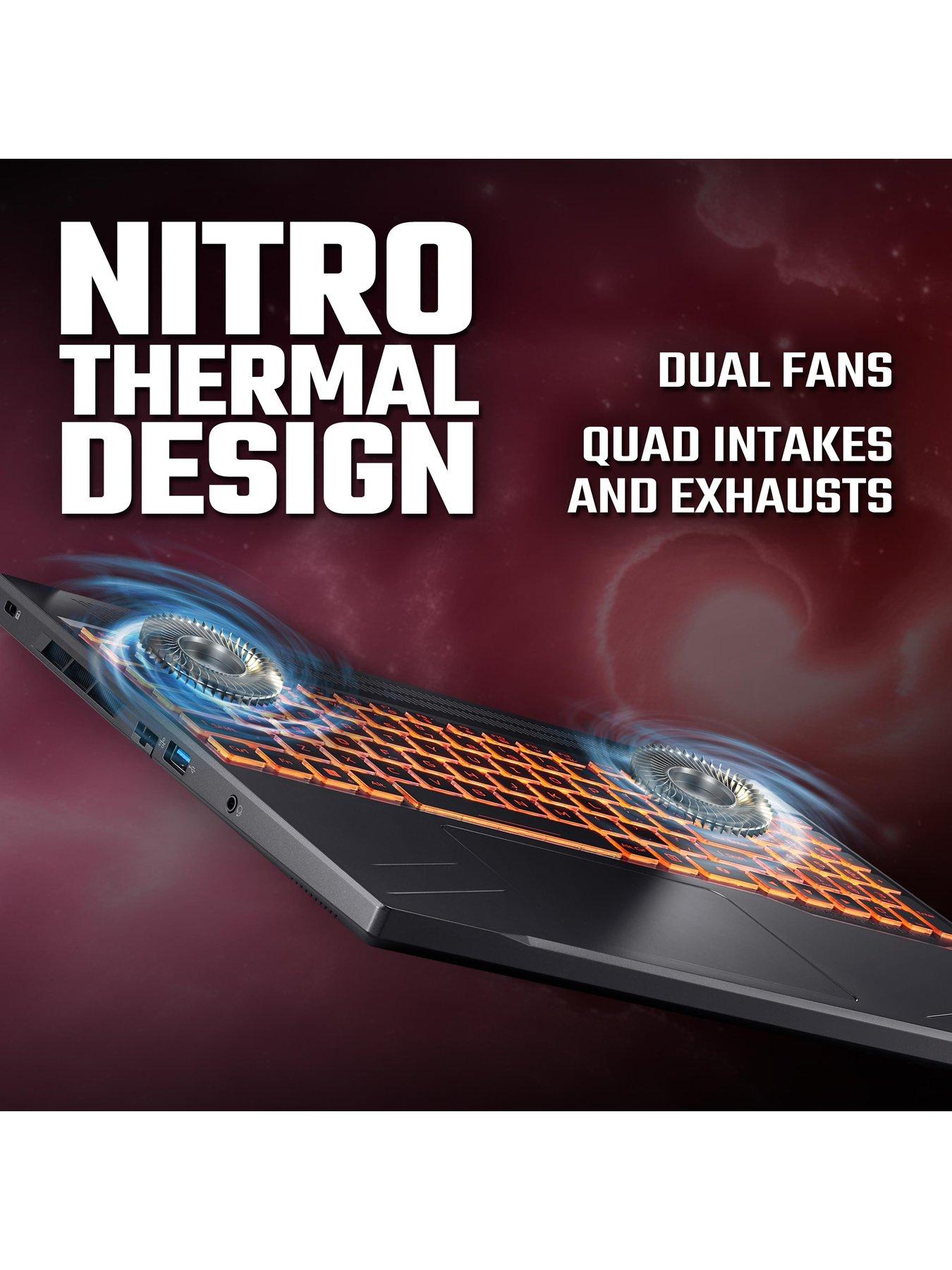 Image 5 of 8 of Acer Nitro V16 Gaming Laptop - 16in WUXGA 165Hz,&nbsp;GeForce RTX 3050,&nbsp;AMD Ryzen 7 8845HS,&nbsp;16GB RAM,&nbsp;512GB SSD -&nbsp;Black