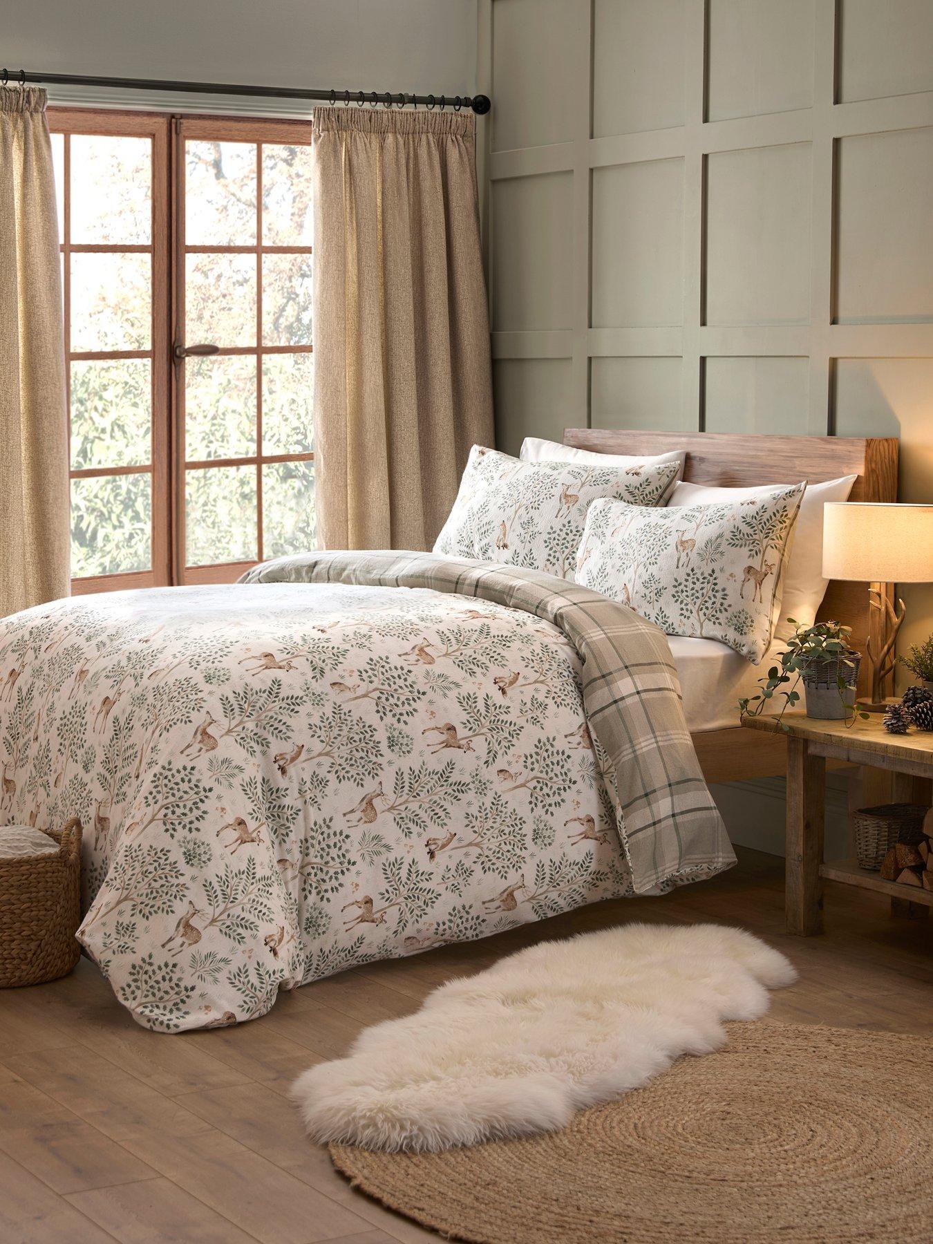 Dreams & Drapes D & D Forest Animals 100% Brushed Cotton Duvet Set