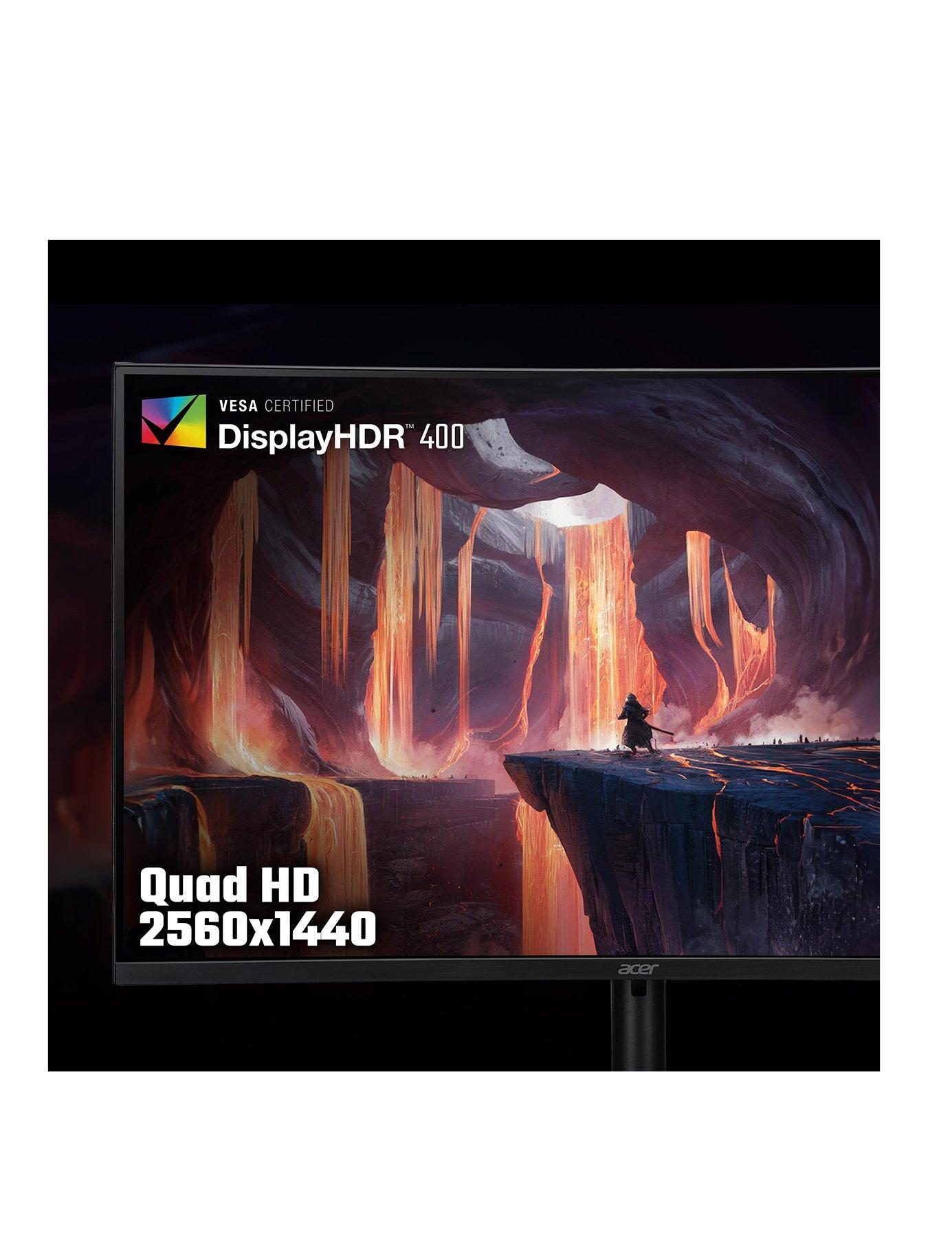 Image 3 of 8 of Acer Nitro XZ322QUV3 - QHD - 180Hz - 31.5in - Gaming Monitor