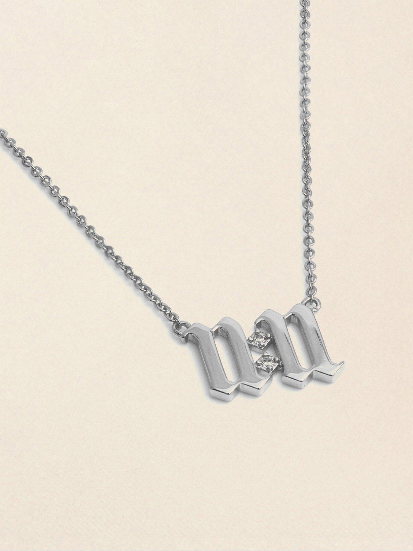 ★SENTIMENTS★ NO.345 [SILVER] NECKLACE Say It With 11:11 Necklace - Silver | Very