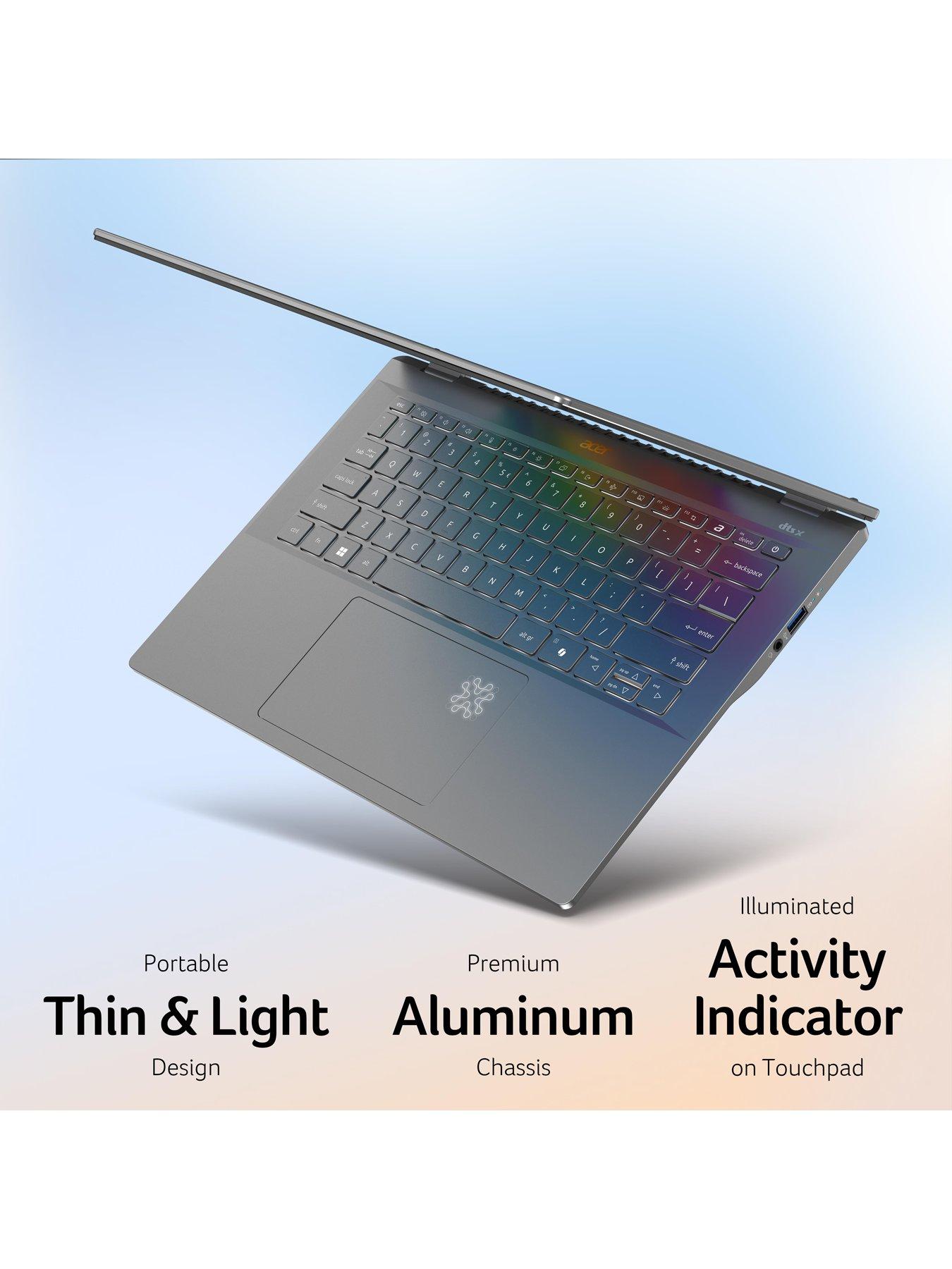 Image 5 of 8 of Acer Swift AI - 14in - FHD IPS Laptop - Snapdragon X Plus - 16GB RAM - 1TB SSD - Silver