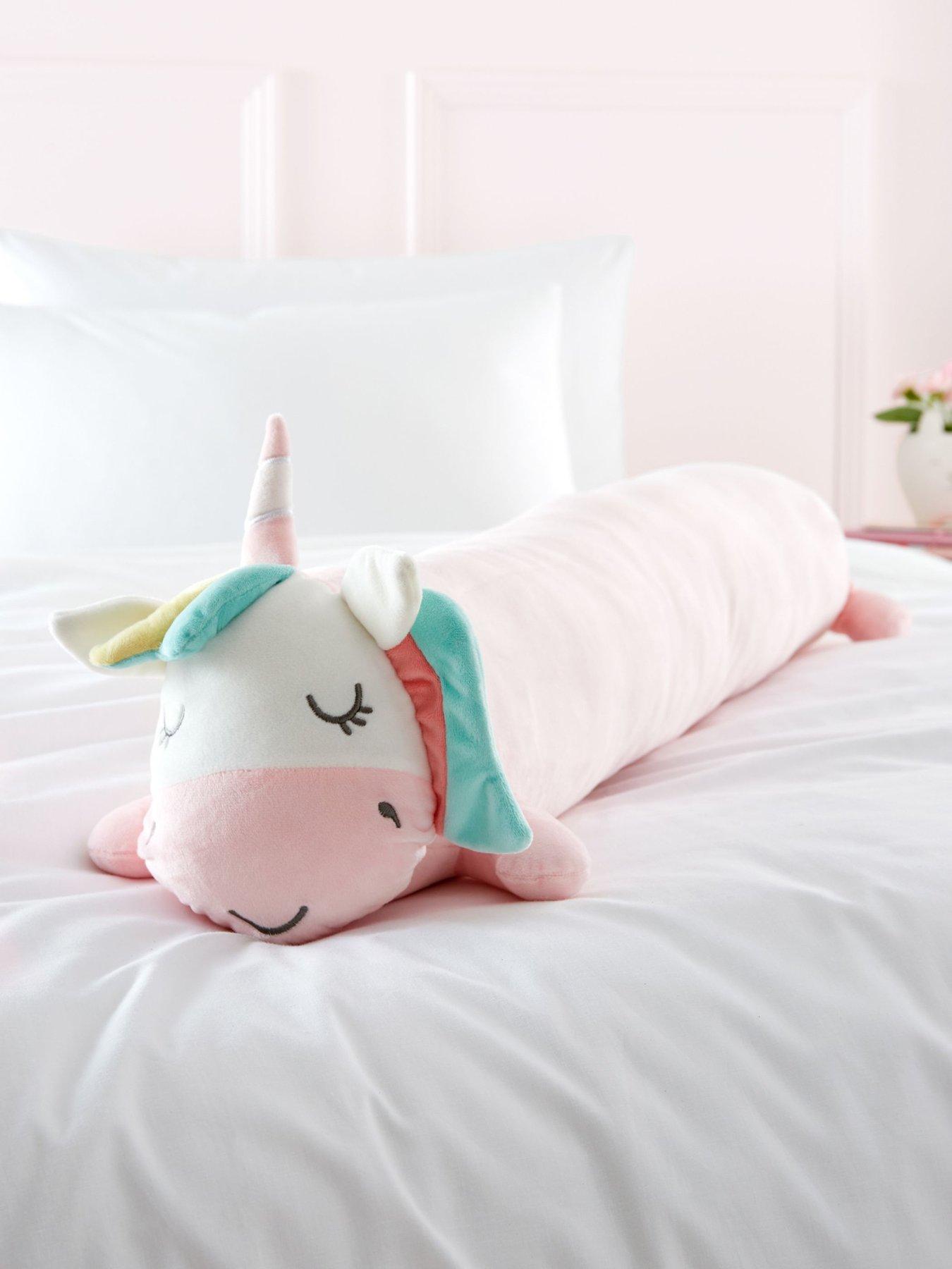Catherine Lansfield Cuddle Friends Unicorn Cushion - Pink