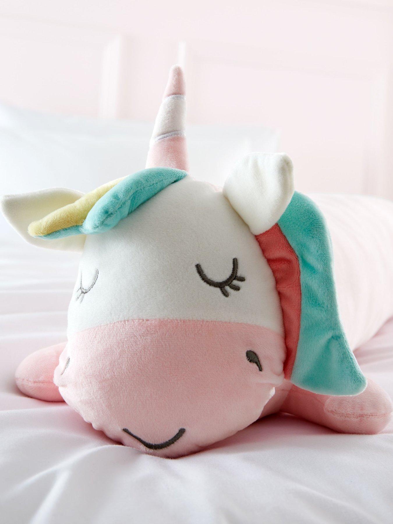 Image 3 of 4 of Catherine Lansfield Cuddle Friends Unicorn Cushion - Pink