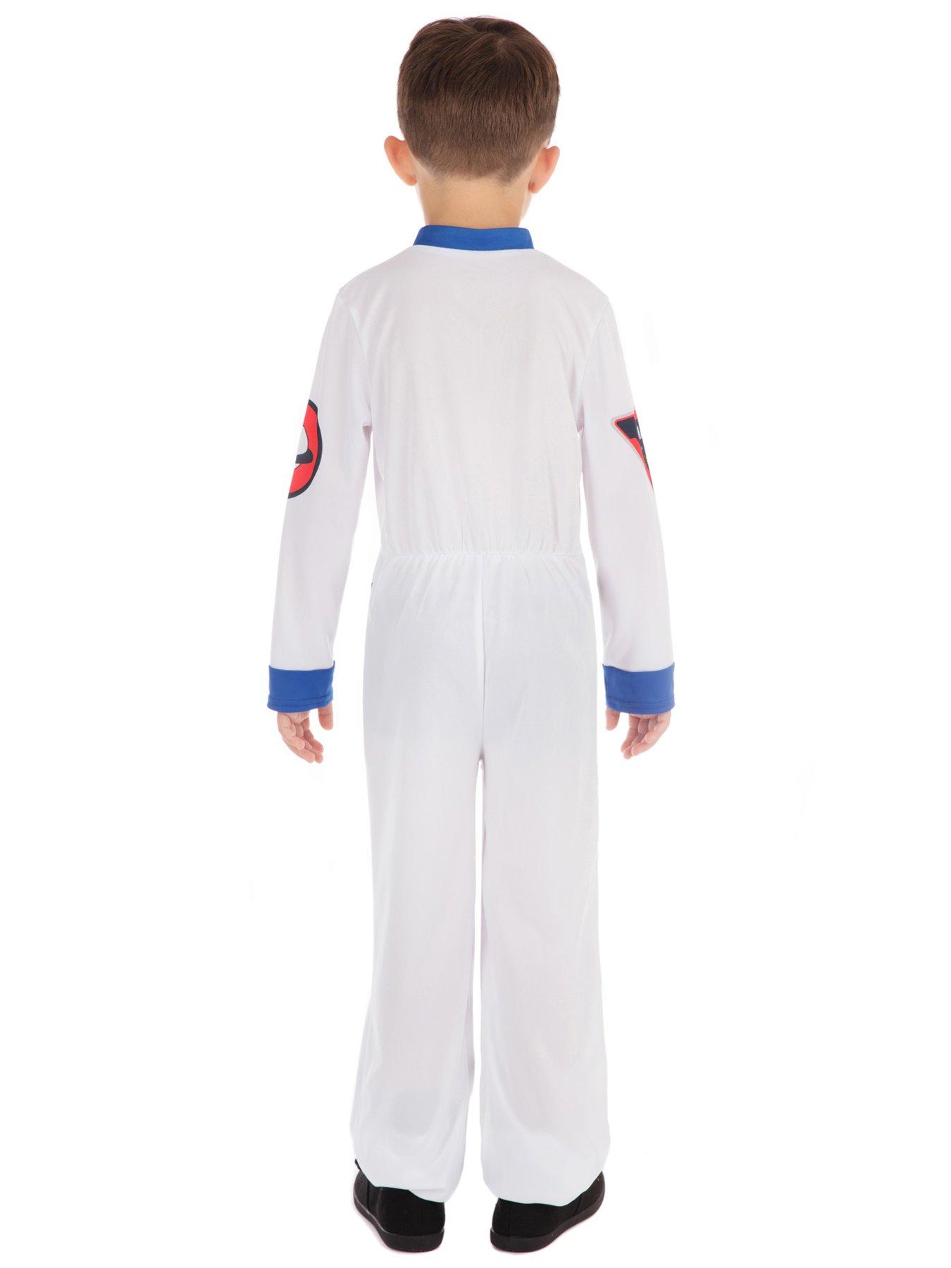 Image 2 of 6 of Children's Astronaut Costume White Jumpsuit