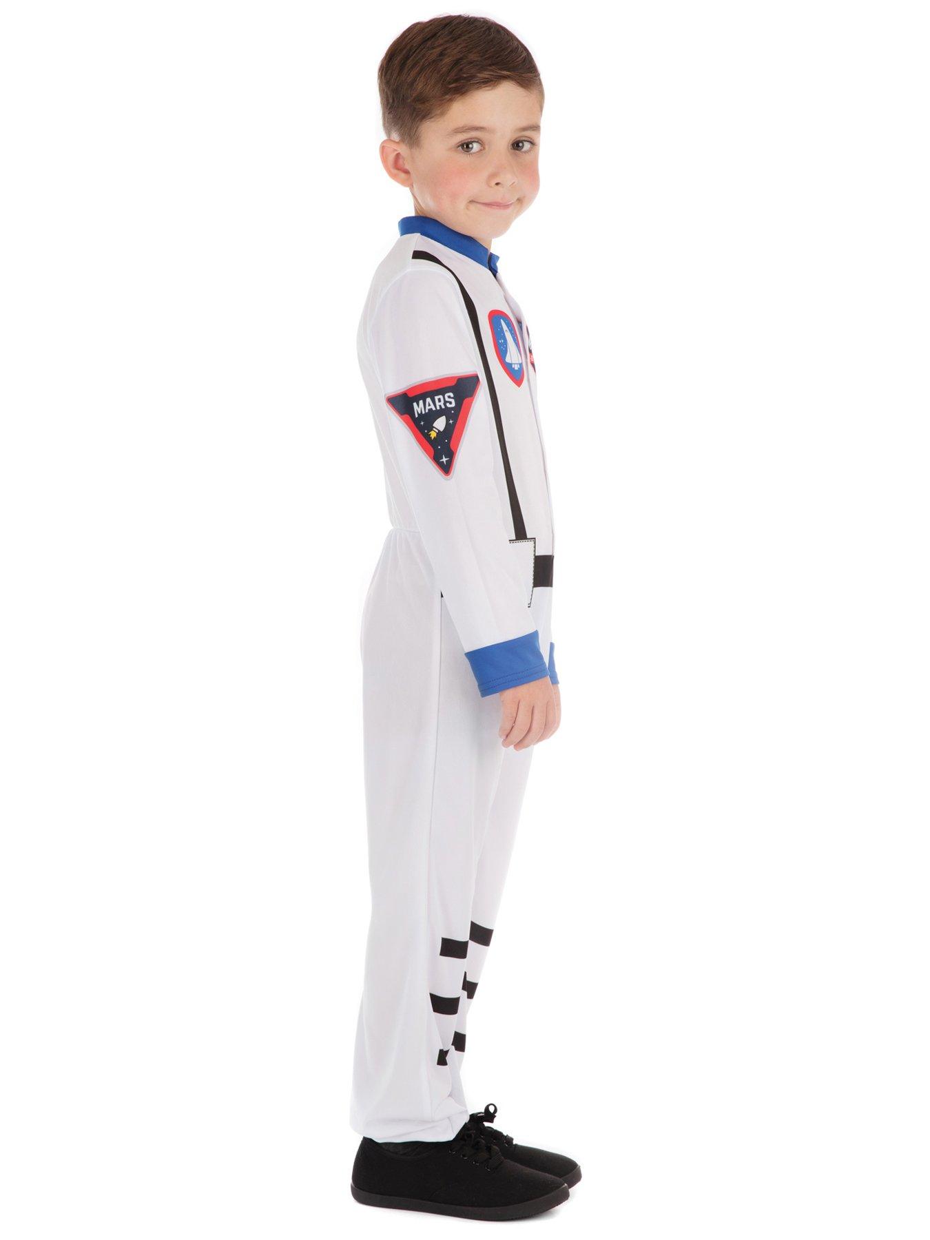 Image 3 of 6 of Children's Astronaut Costume White Jumpsuit