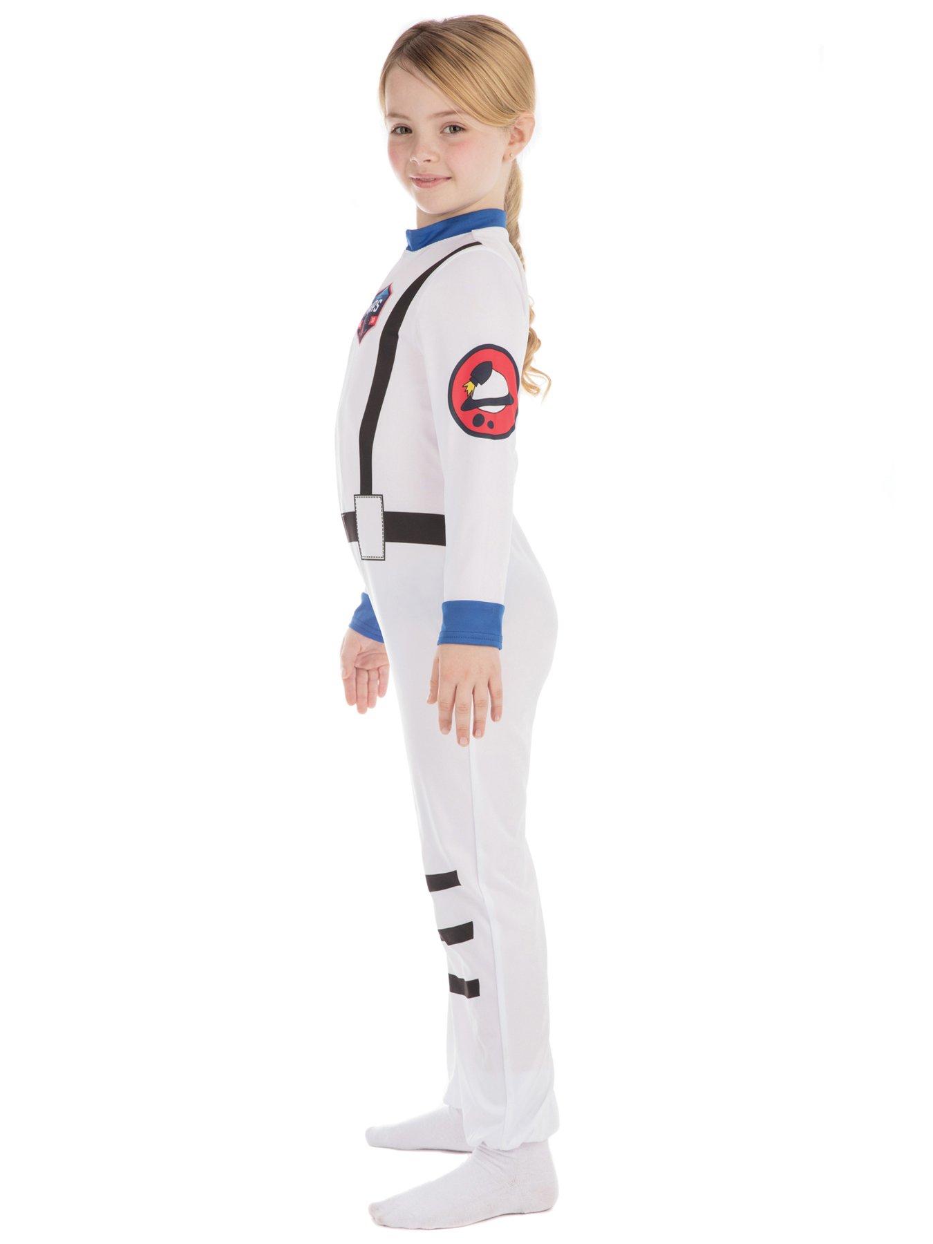 Image 5 of 6 of Children's Astronaut Costume White Jumpsuit