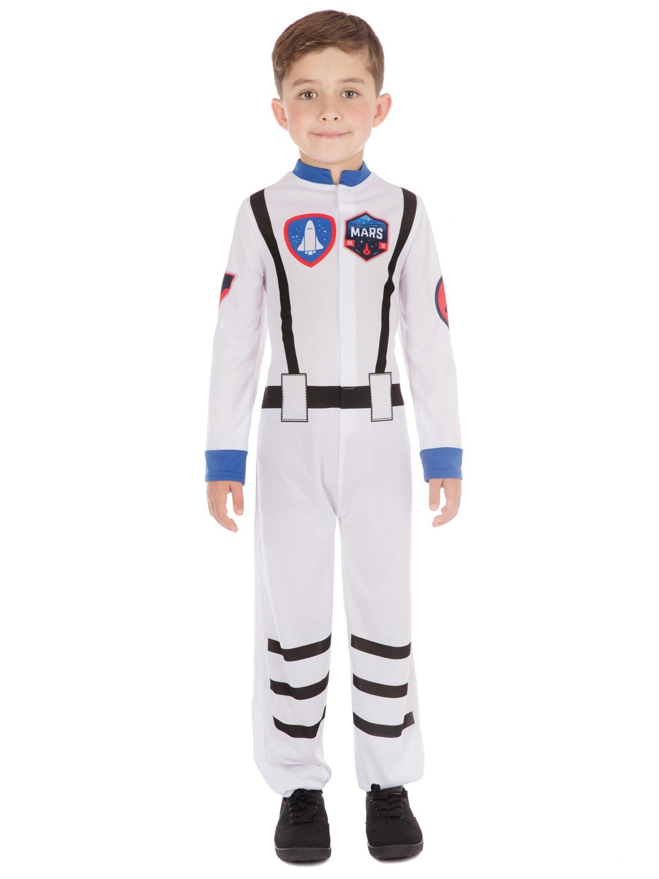 Image 6 of 6 of Children's Astronaut Costume White Jumpsuit