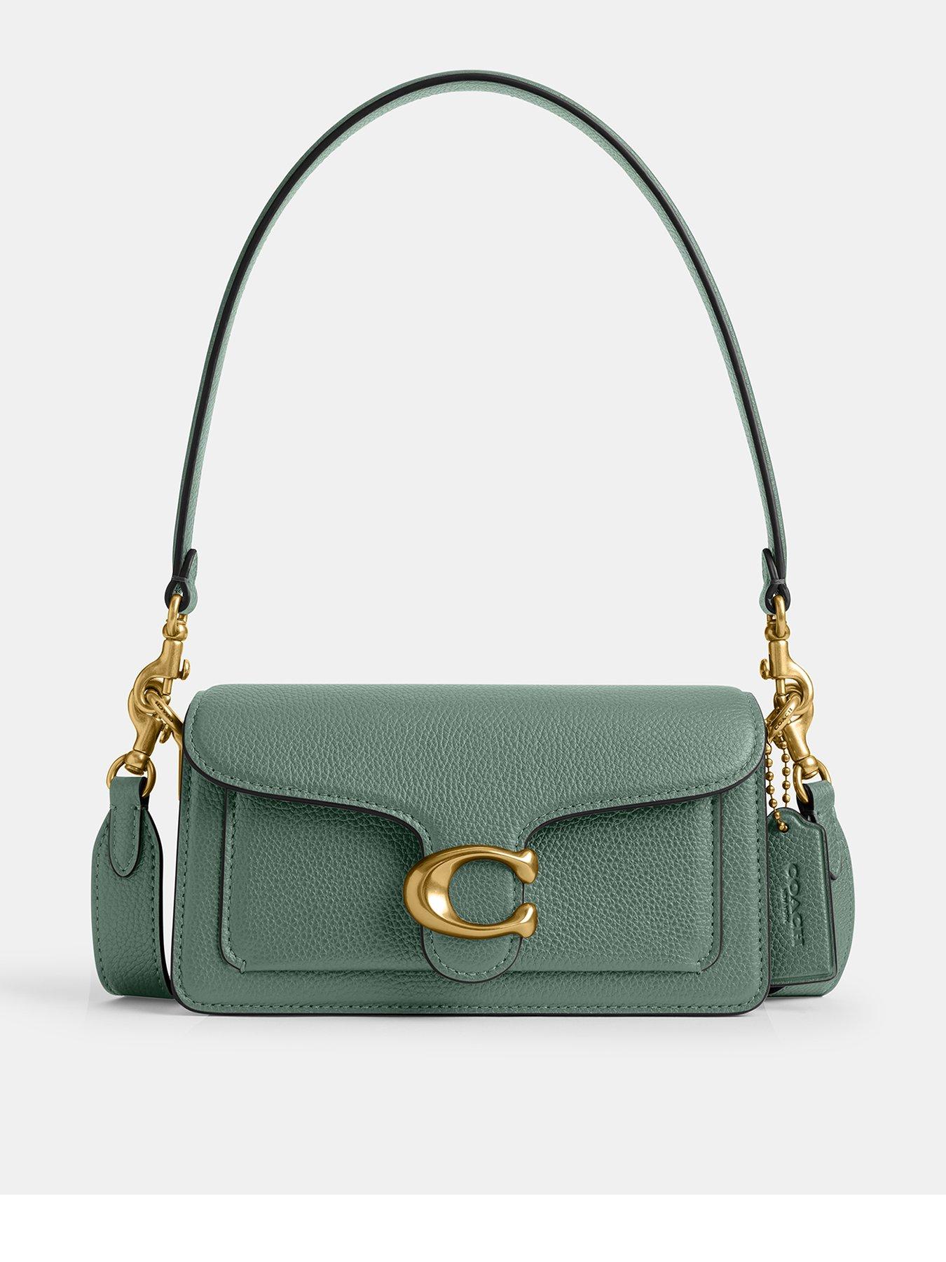 undefined Tabby 20 Refresh Polished Pebble Leather Shoulder Bag - Light Green