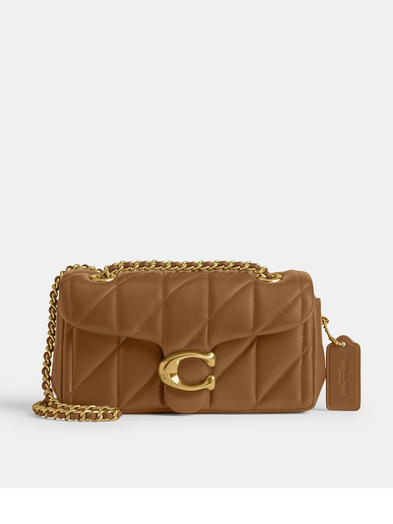 undefined Quilted Tabby Shoulder Bag 20 With Chain - Light Brown