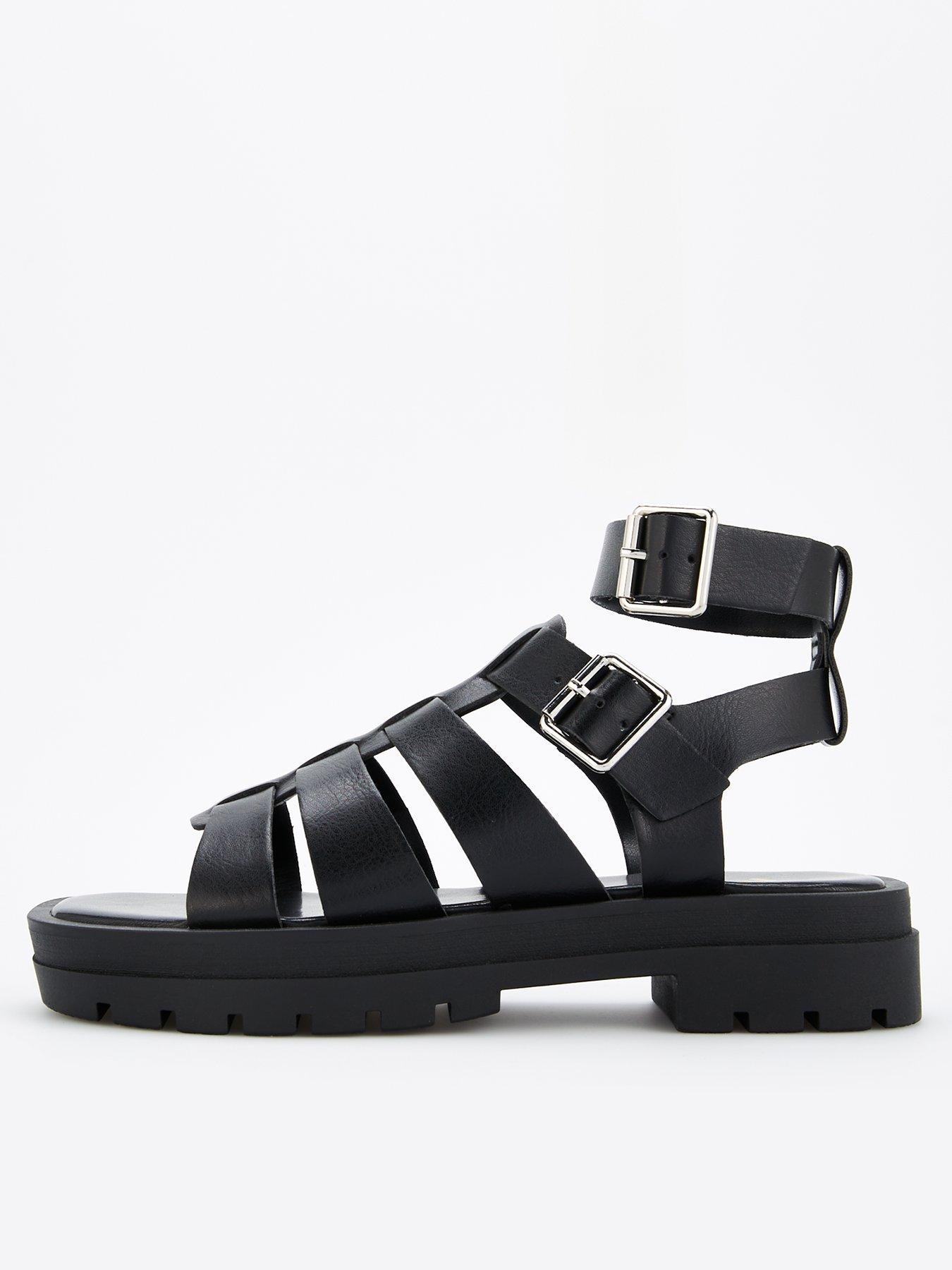 Image 1 of 6 of V by Very Gladiator Chunky Sandal - Black