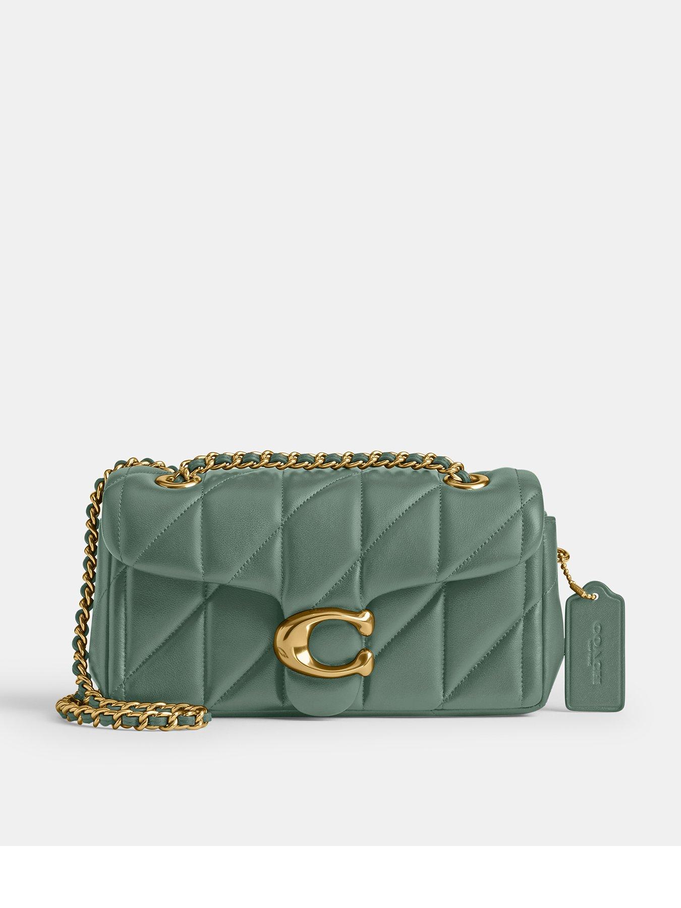 undefined Quilted Tabby Shoulder Bag 20 With Chain - Light Green