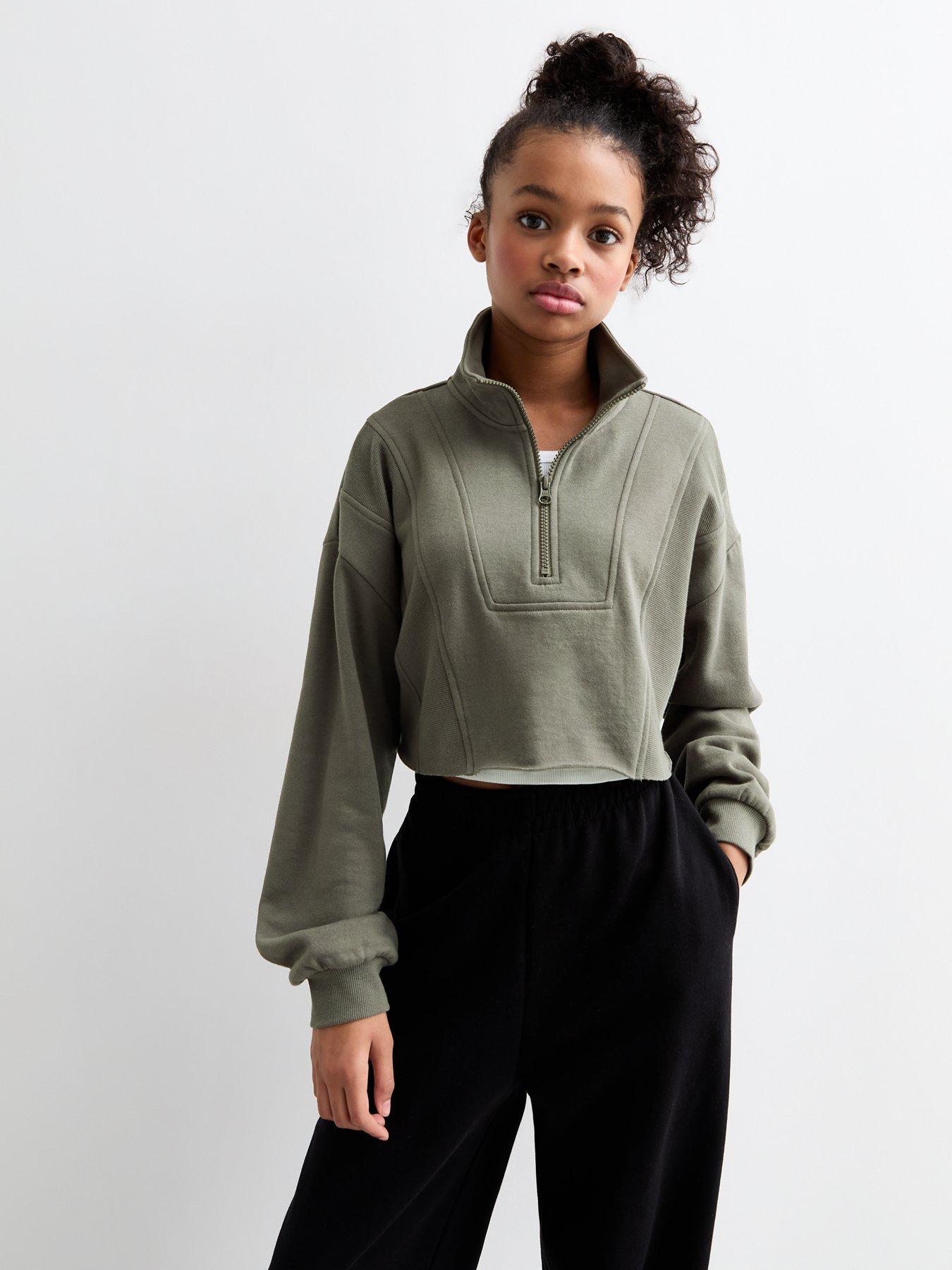 Ladies khaki sweatshirt hotsell