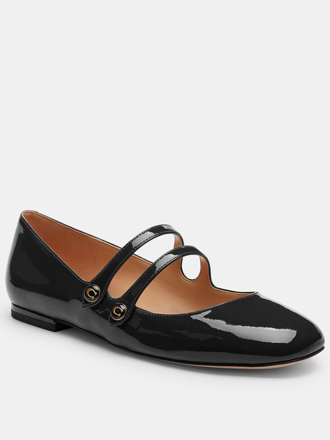 COACH Winley Patent Leather Mary Jane - Black | Very