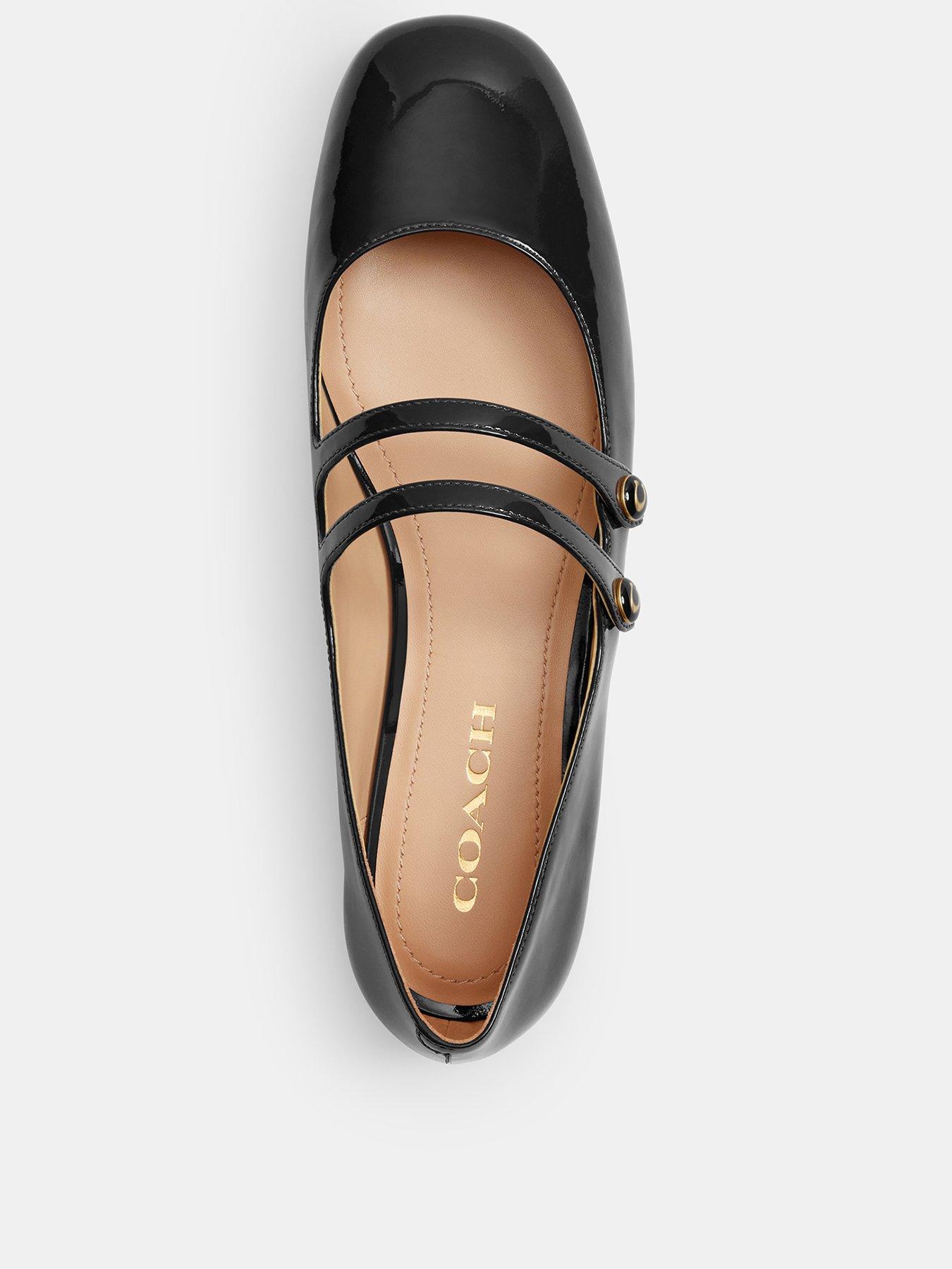 COACH Winley Patent Leather Mary Jane - Black | Very