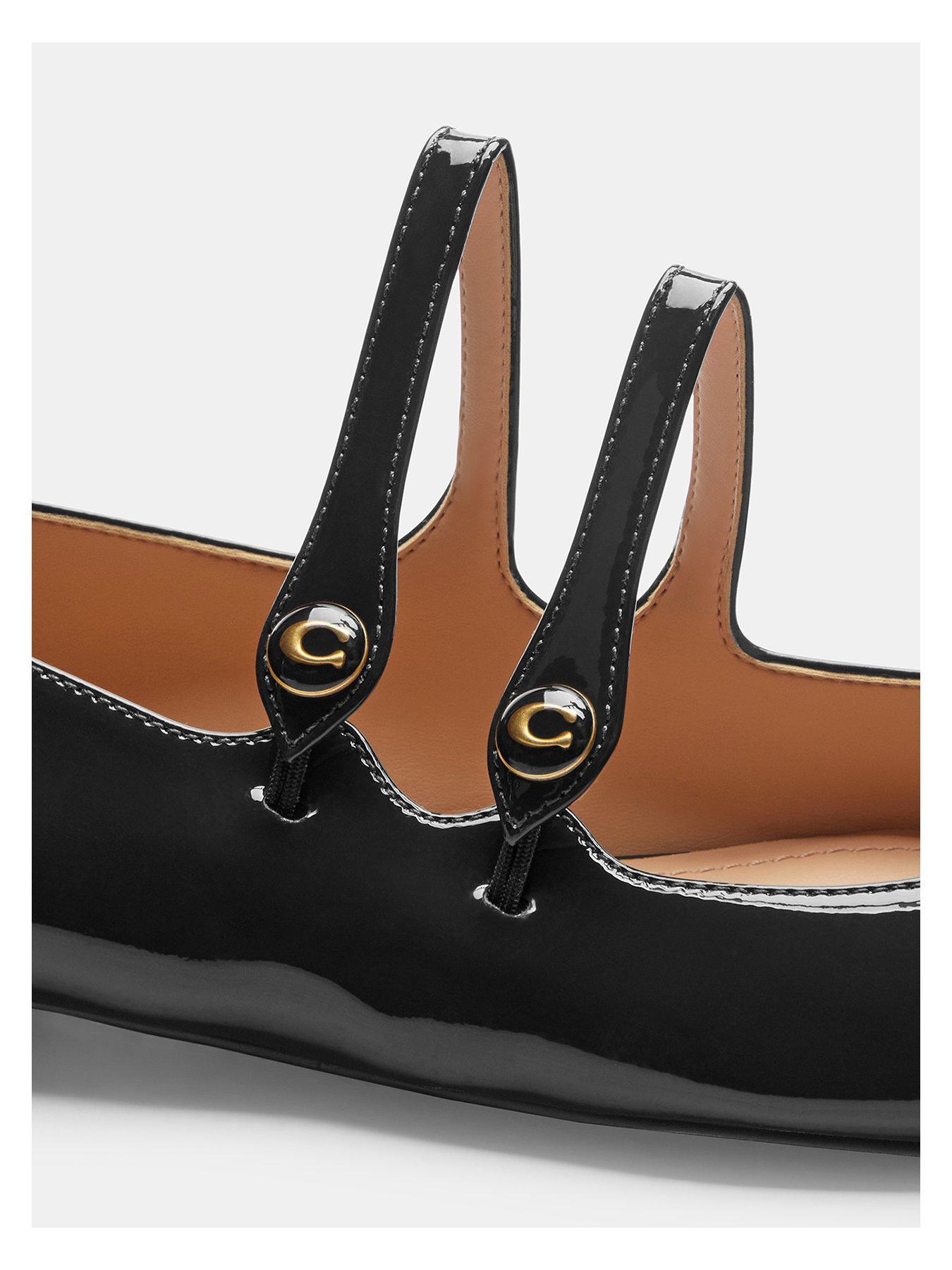 COACH Winley Patent Leather Mary Jane - Black | Very