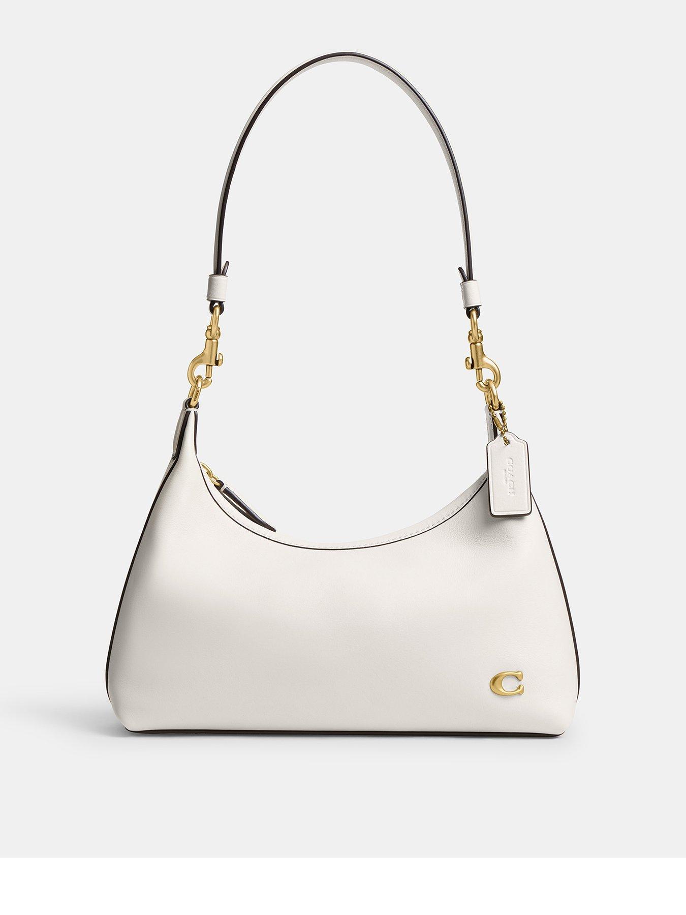 undefined Glovetanned Leather Juliet Shoulder Bag 25 - Cream