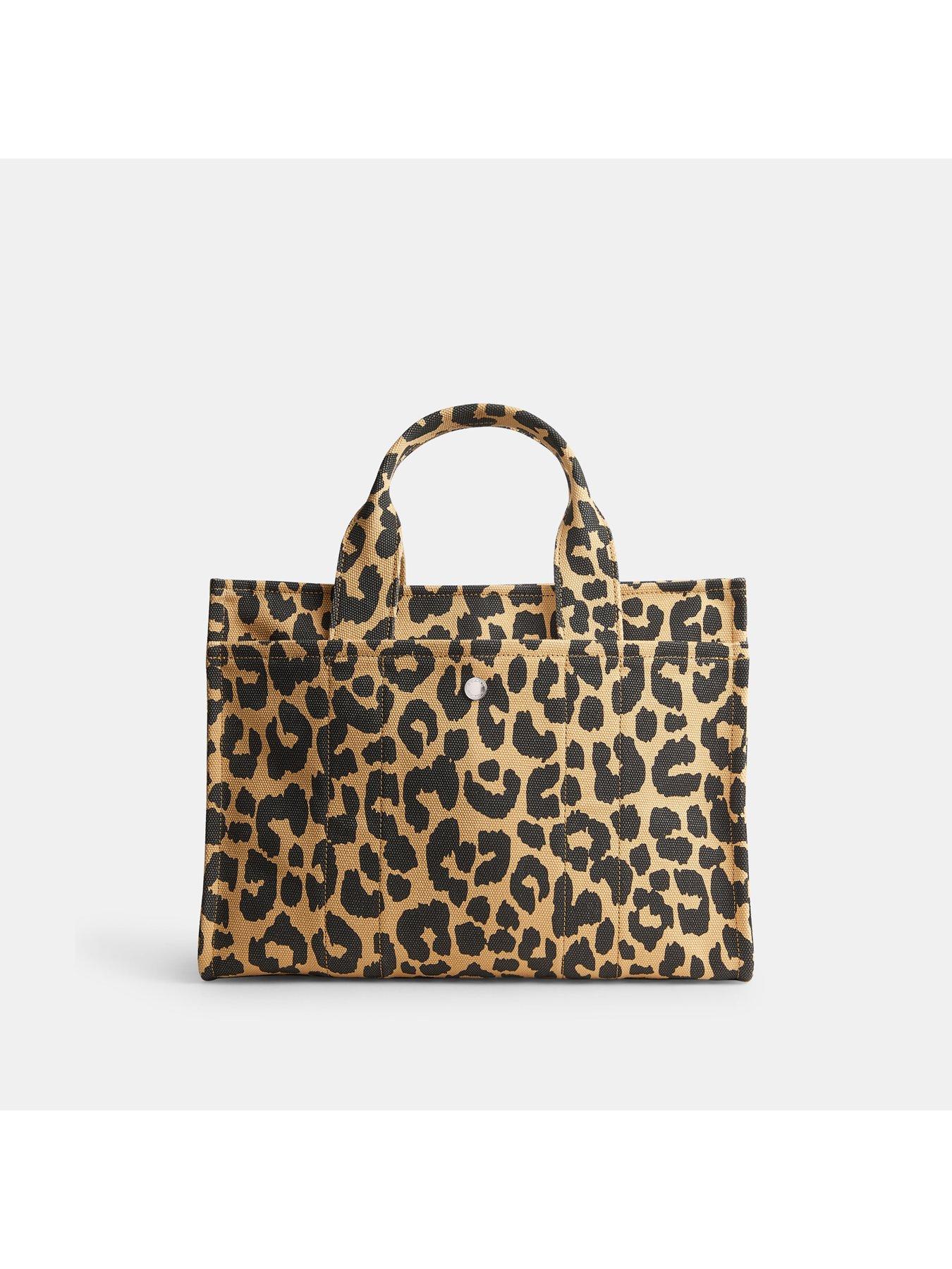 COACH Patchwork Leopard Tote Bag Rare