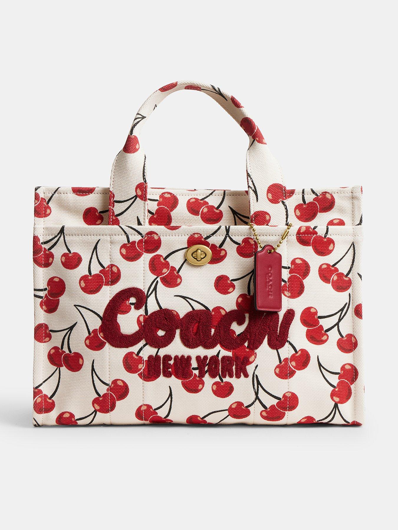 Cherry top Coach Purse