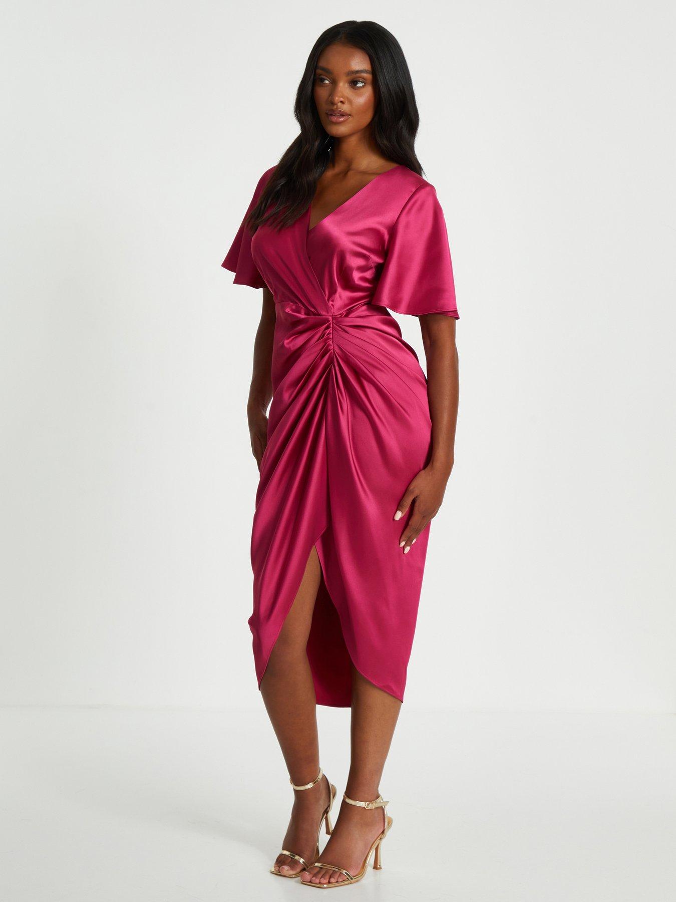 quiz red lace dress Clothing Red Prom Dress Quiz Quiz Red Embellished Dress