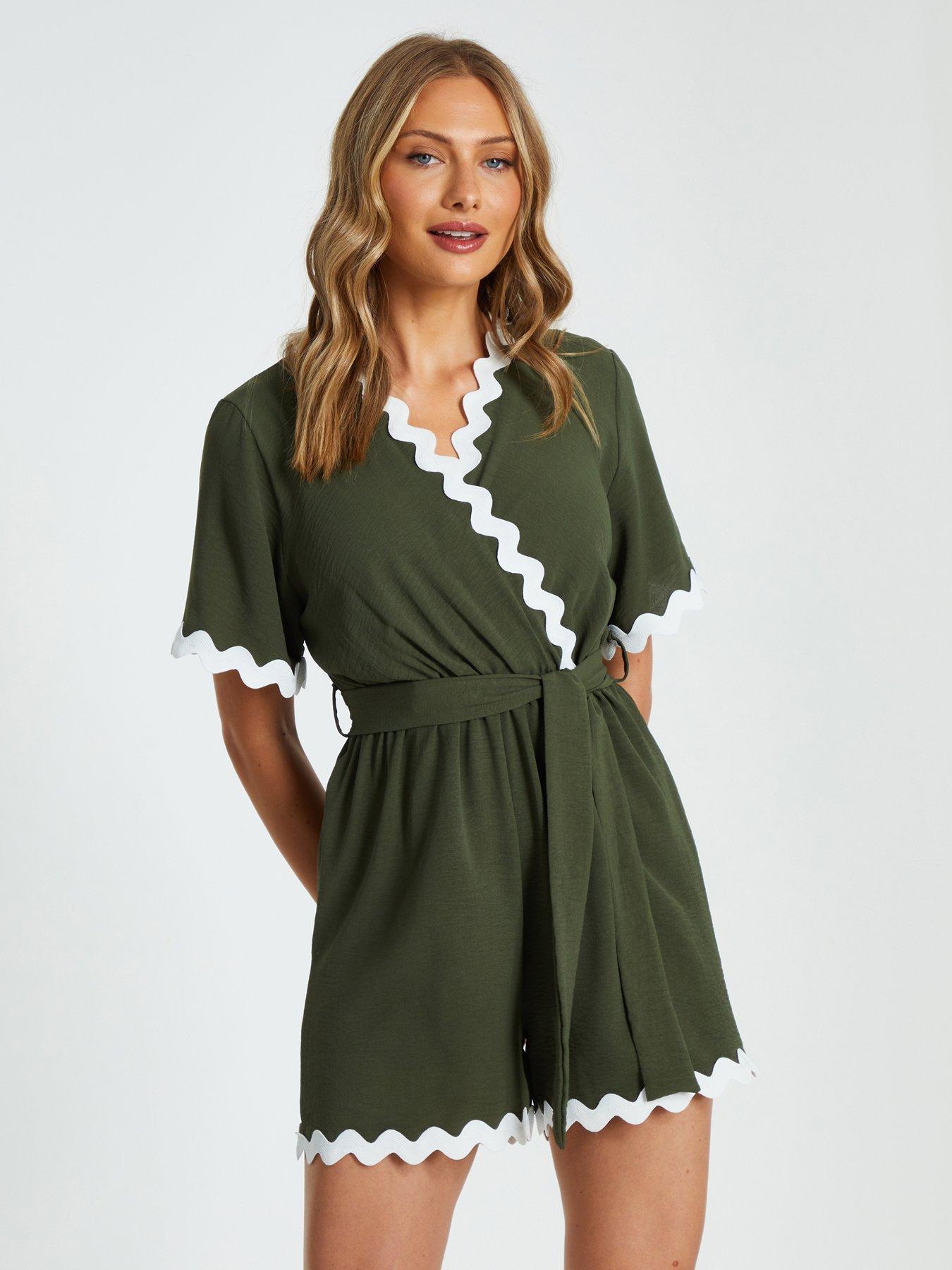 Philoe Playsuit - Khaki main image 0