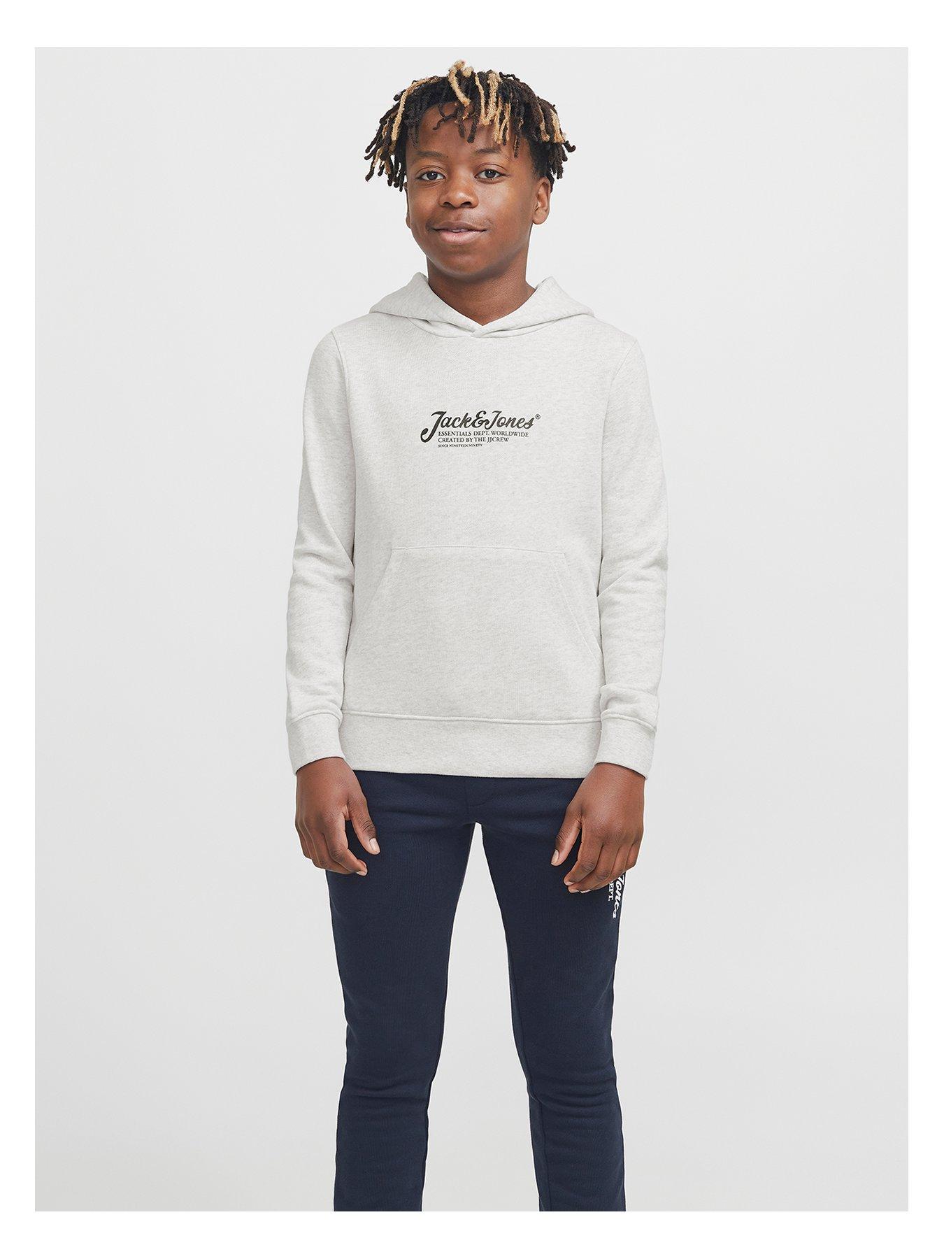 undefined Boys Beau Sweat Hoodie - Grey