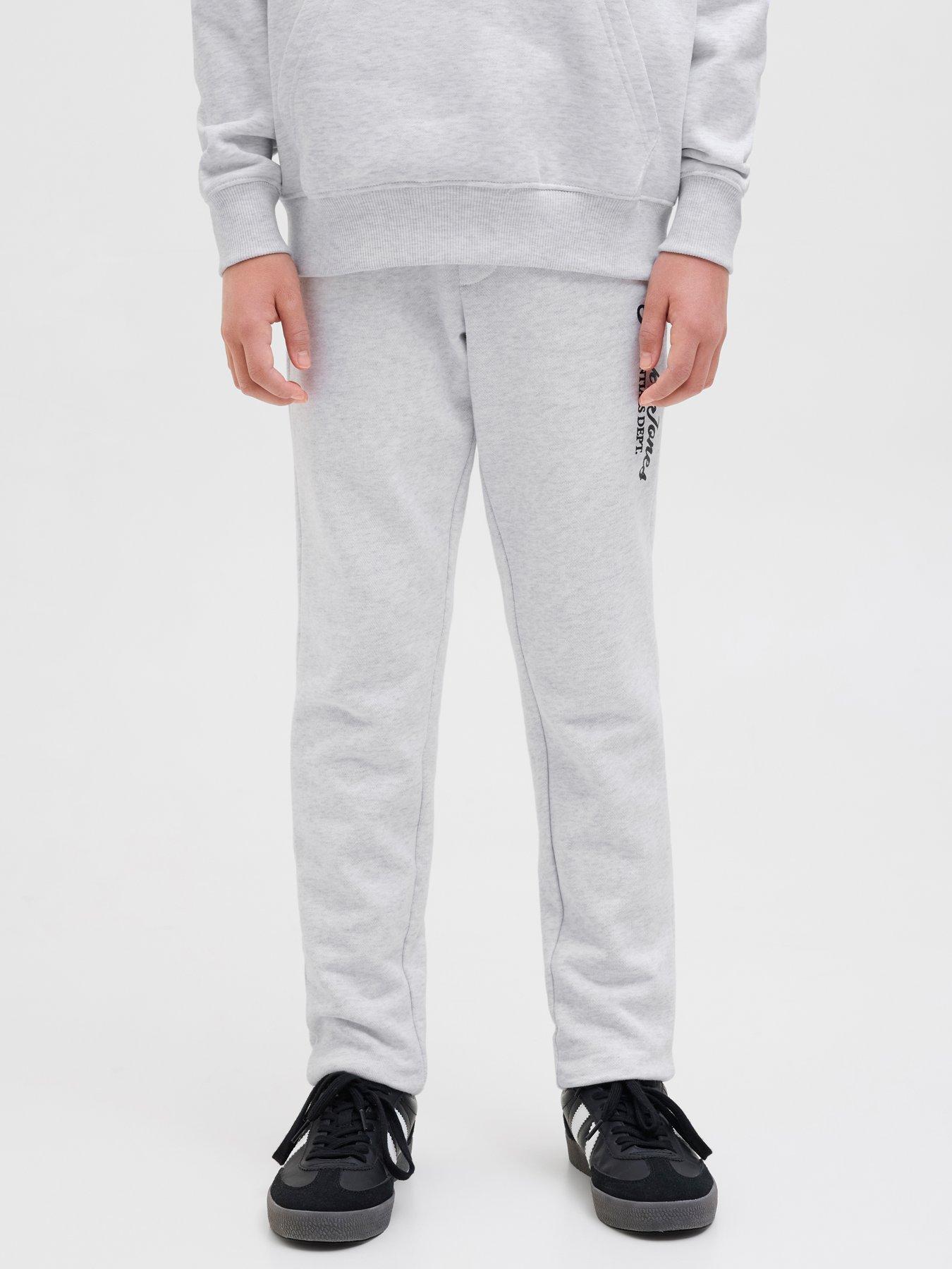 undefined Boys Gordon Beau Sweat Pants - White Melange