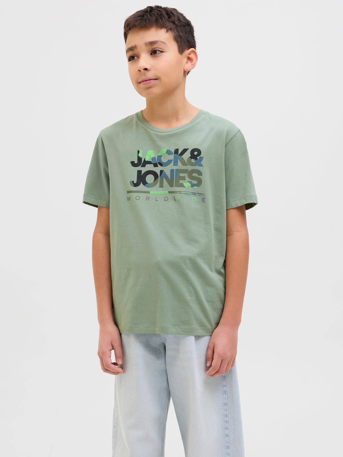 undefined Boys Luke Short Sleeve T-Shirt - Green