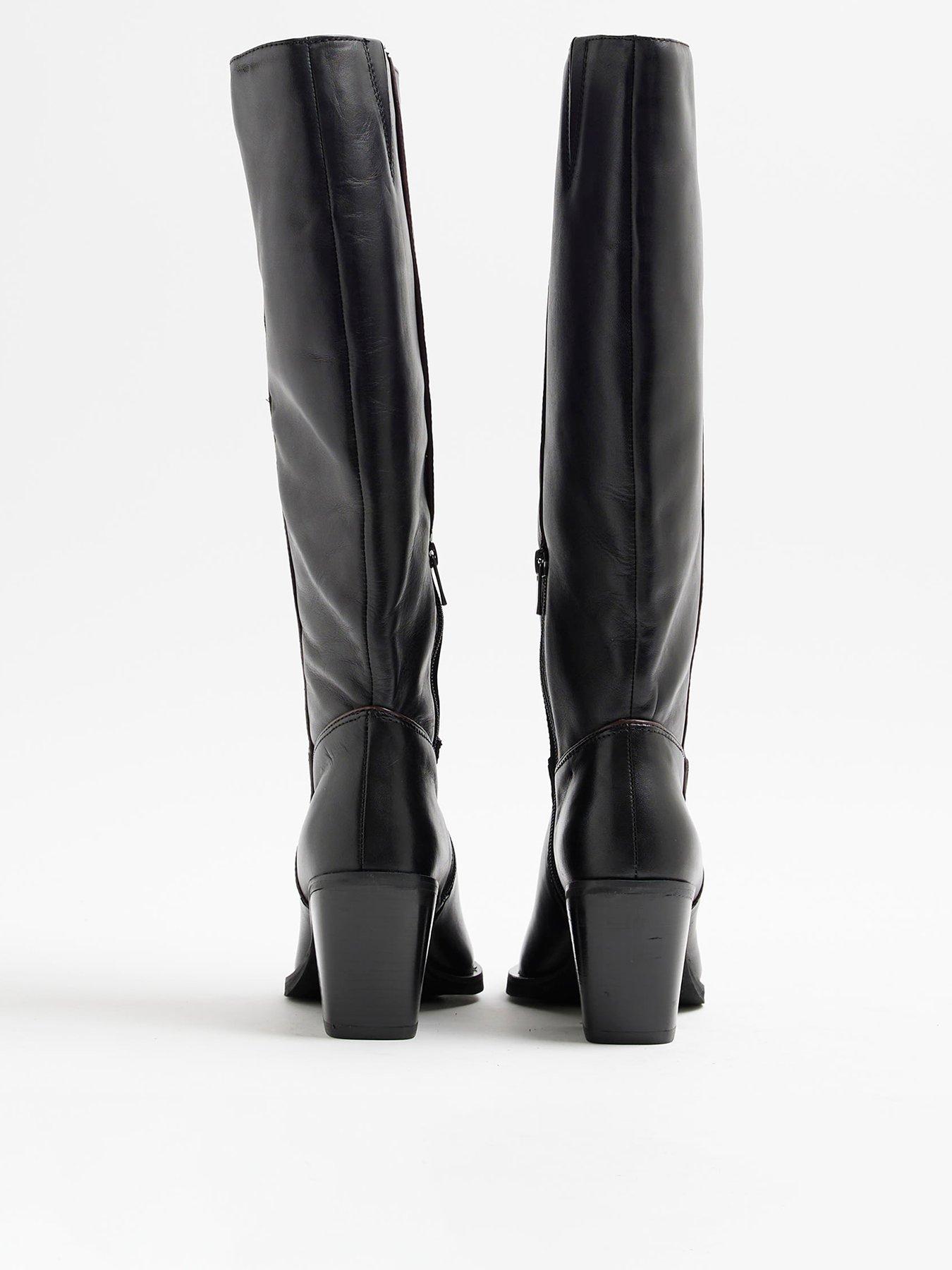 River island thigh high boots shop