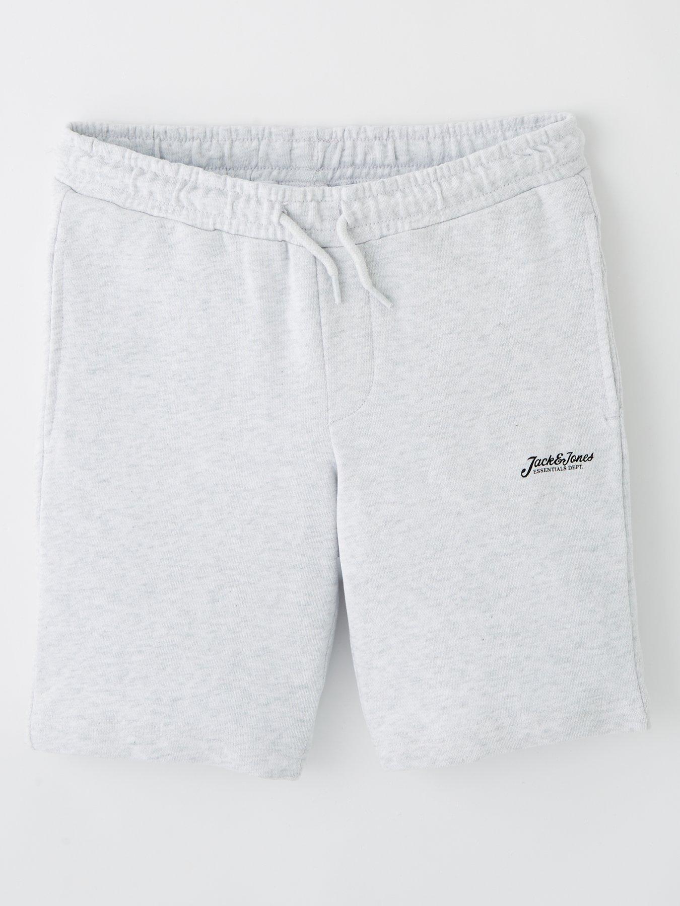 Jack & Jones Junior Boys Gordon Beau Sweat Shorts - Grey