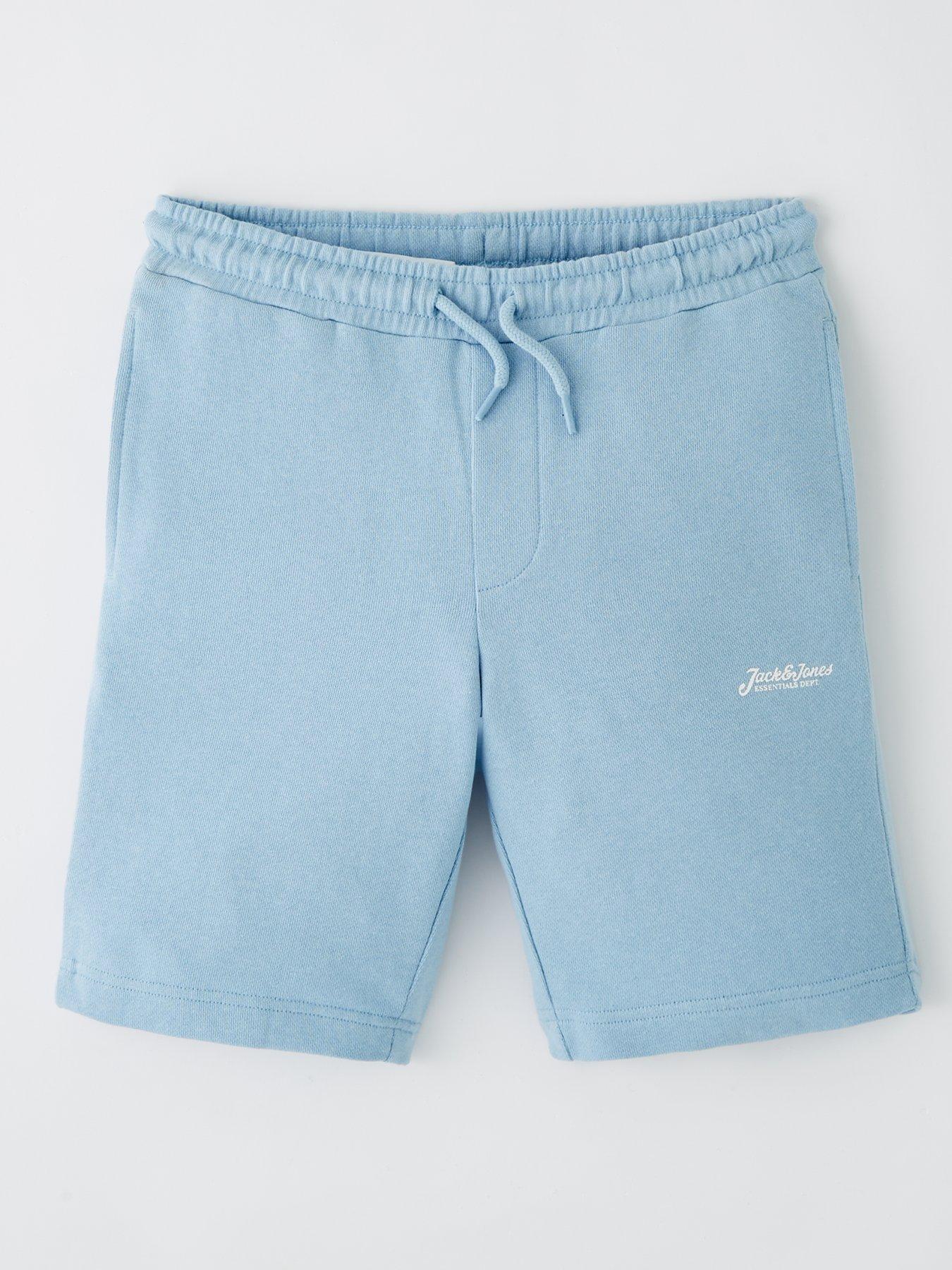 Jack & Jones Junior Boys Gordon Beau Sweat Shorts - Light Blue