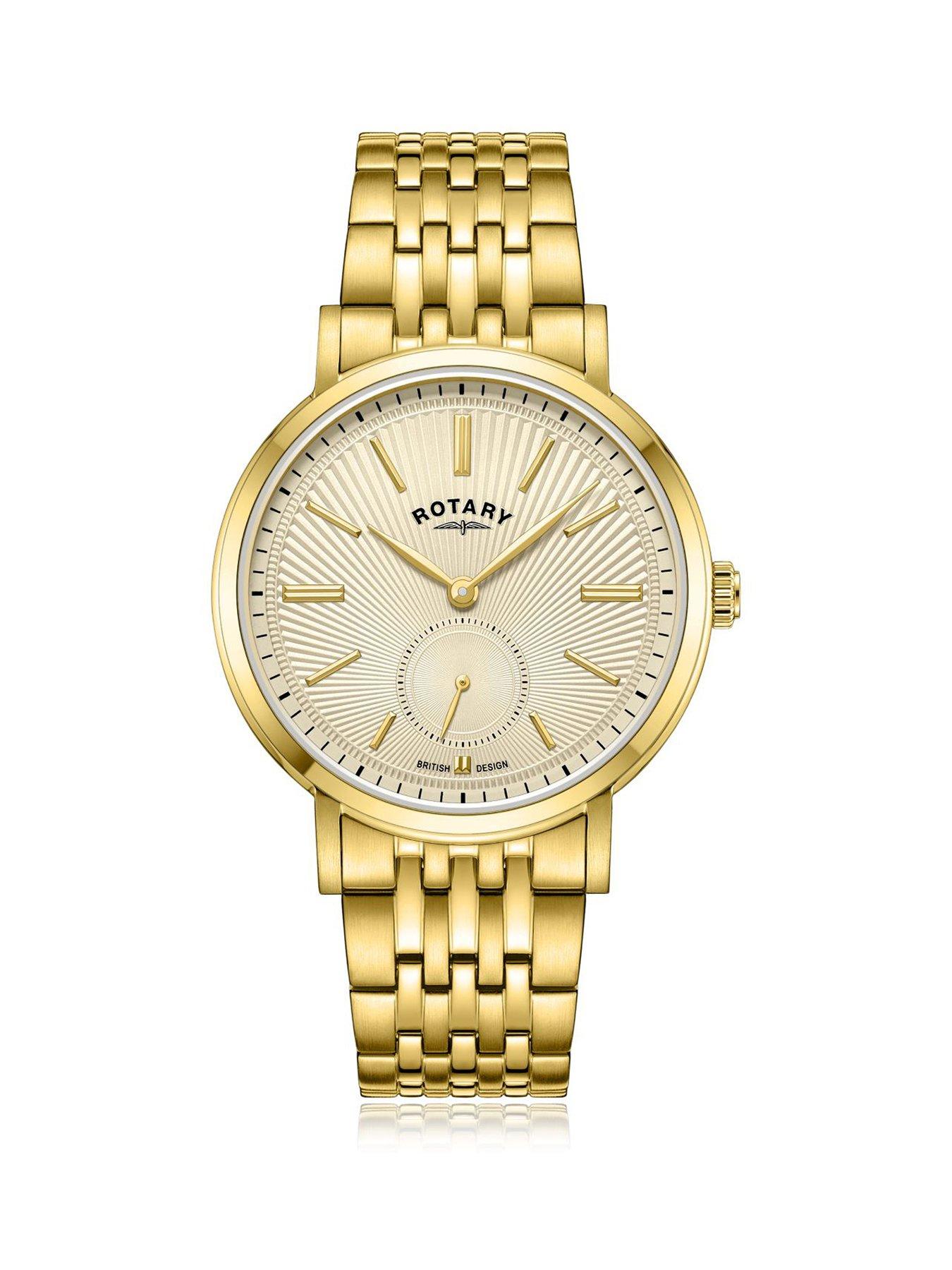 Rotary gold plated watch hotsell