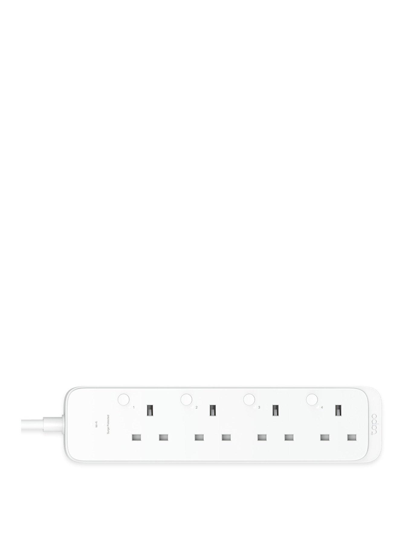 Image 1 of 7 of TP Link Tapo P304M Smart Power Strip, Wi-Fi Surge Protector with 4 Outlets &amp; 4 USB Ports