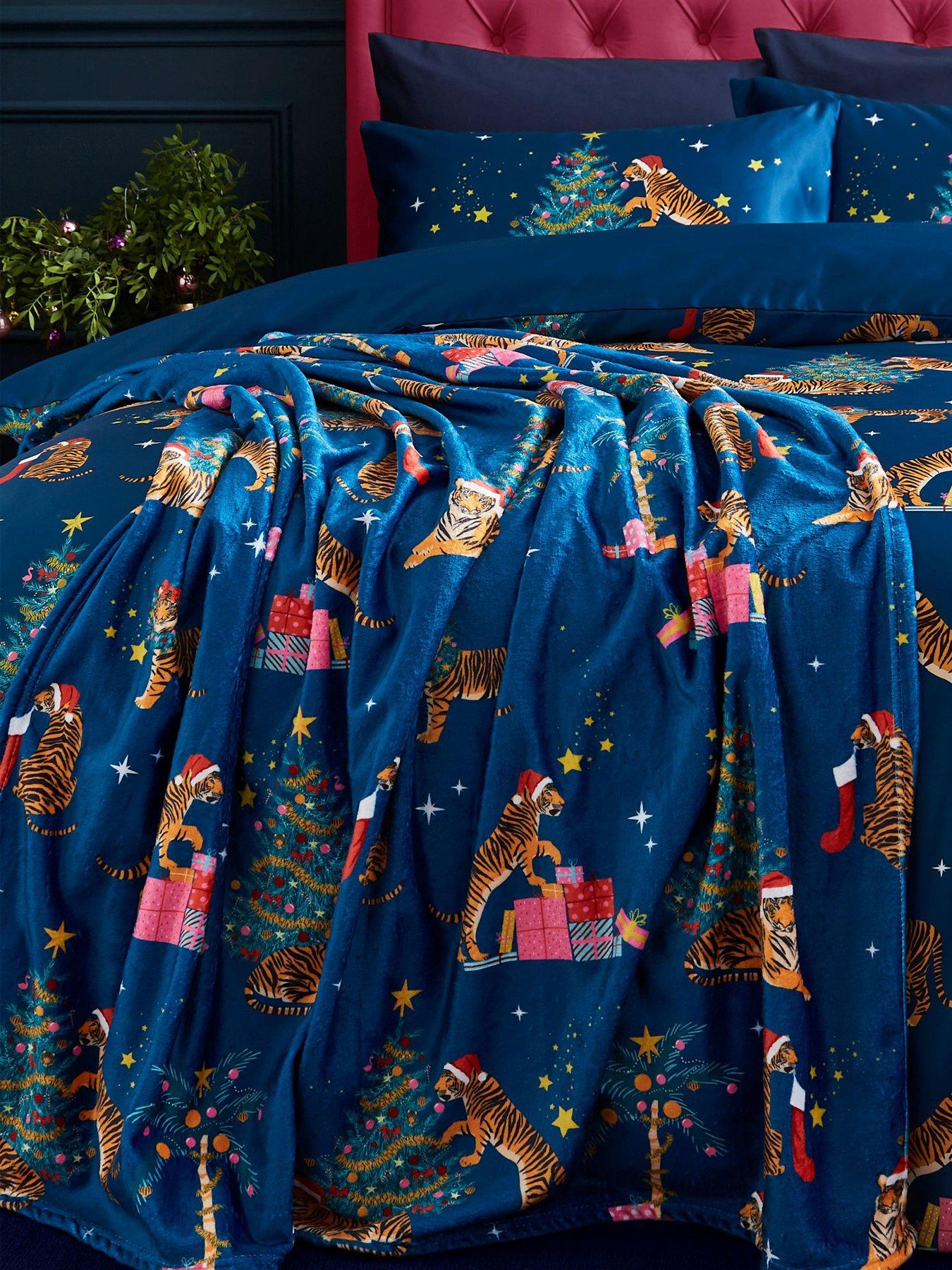 undefined Christmas Tiger Throw 130 X 170Cm