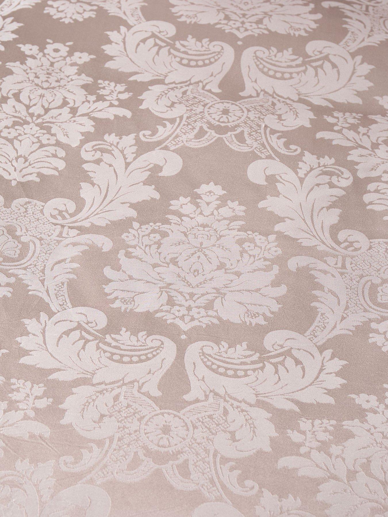 Image 5 of 5 of Catherine Lansfield Damask Jacquard Duvet Cover Set - Champagne