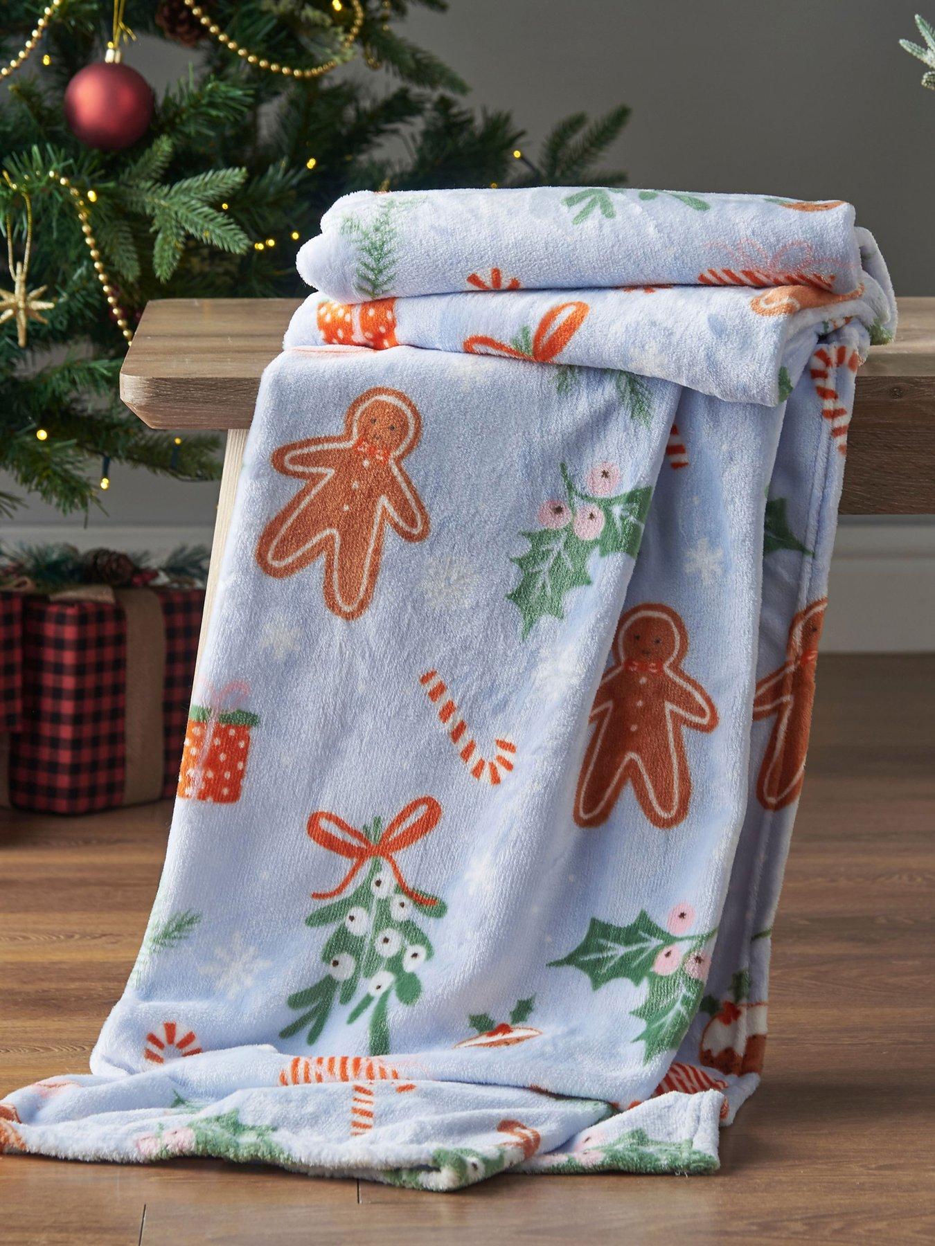 undefined Christmas Gingerbread Throw 130 X 170Cm
