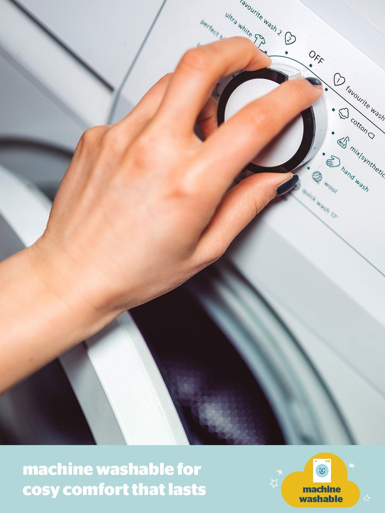 Image 6 of 7 of Silentnight Safe Nights 100% Cotton Cot Bed Duvet Cover Set - Celestial Moon &amp; Stars Print