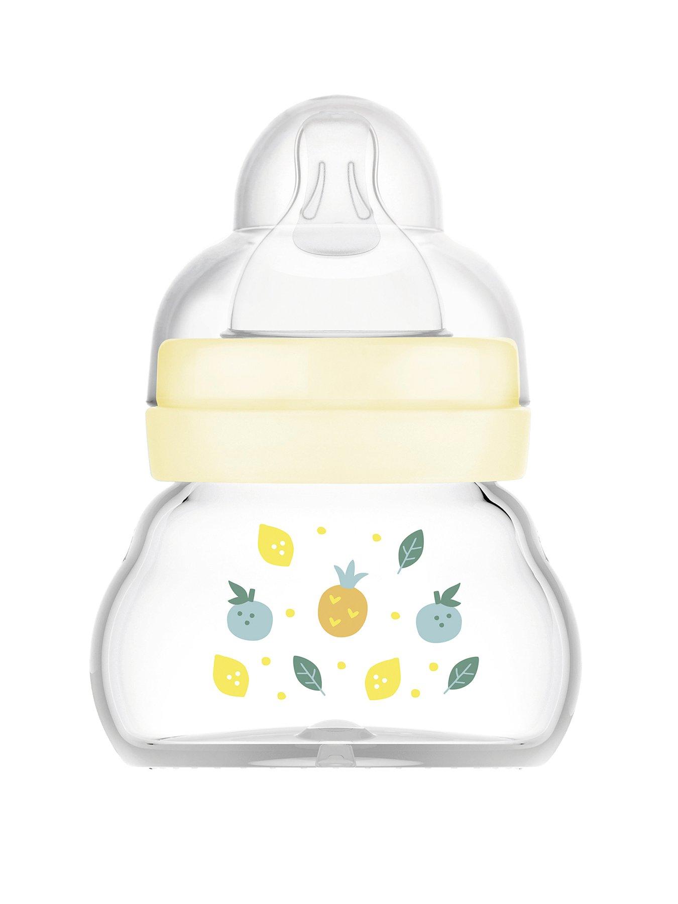 Image 1 of 6 of MAM Feelgood Glass Bottle 90ml - Unisex - Multi