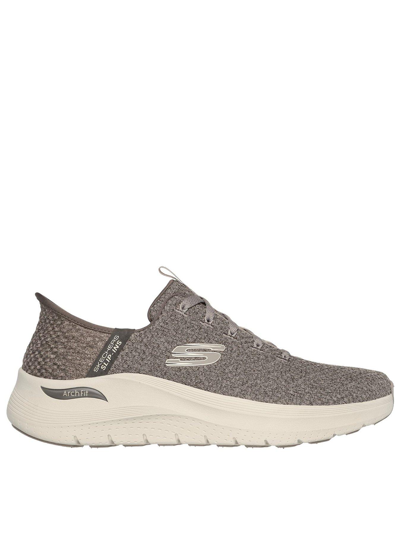 Arch Fit Machine Washable Vegan Slip on Trainers Beige