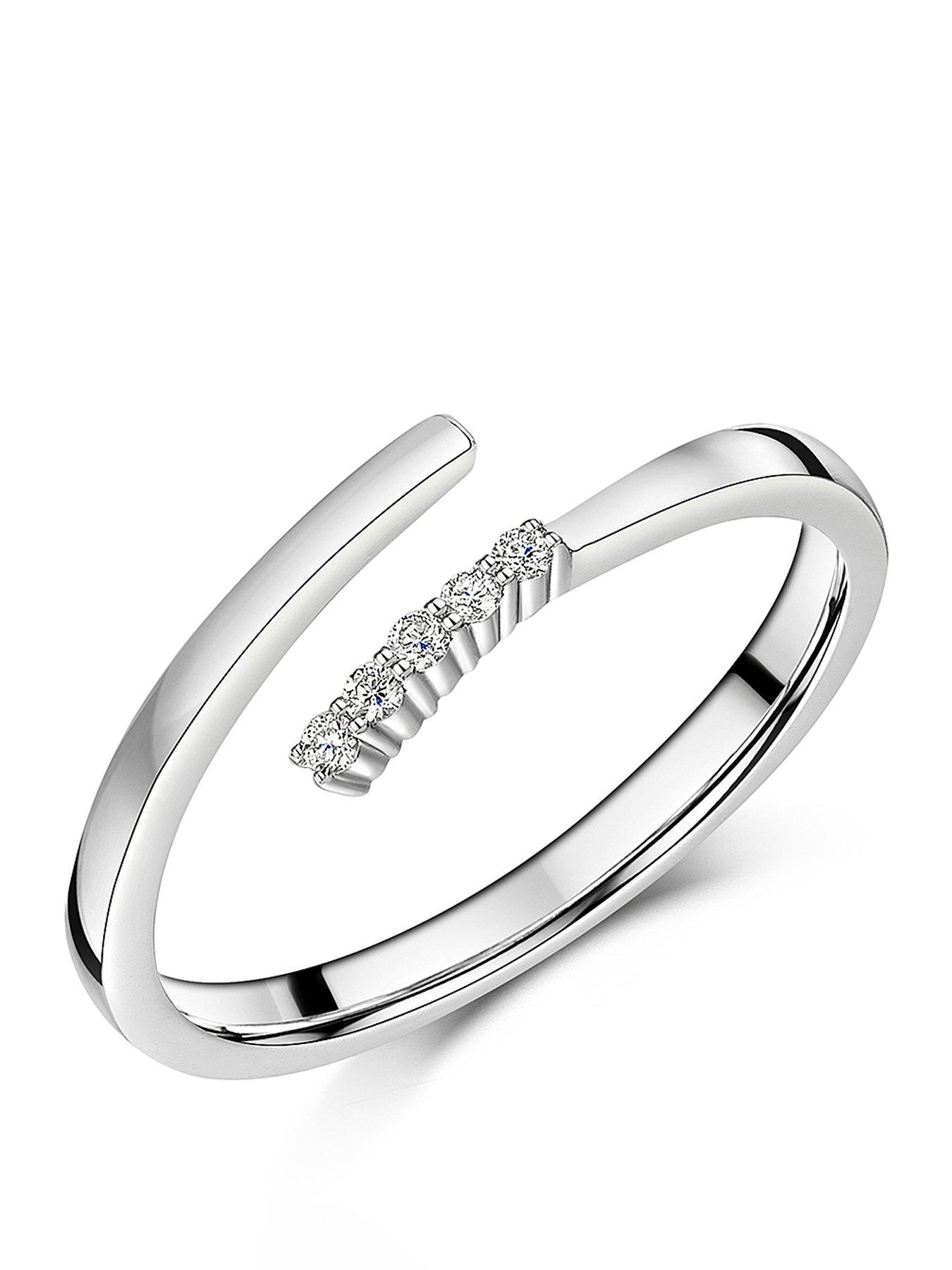 The Love Collection 9ct White Gold Diamond Ring