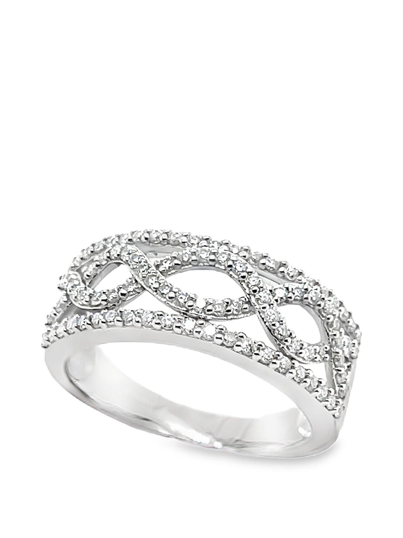 undefined 9KW Moissanite Ring